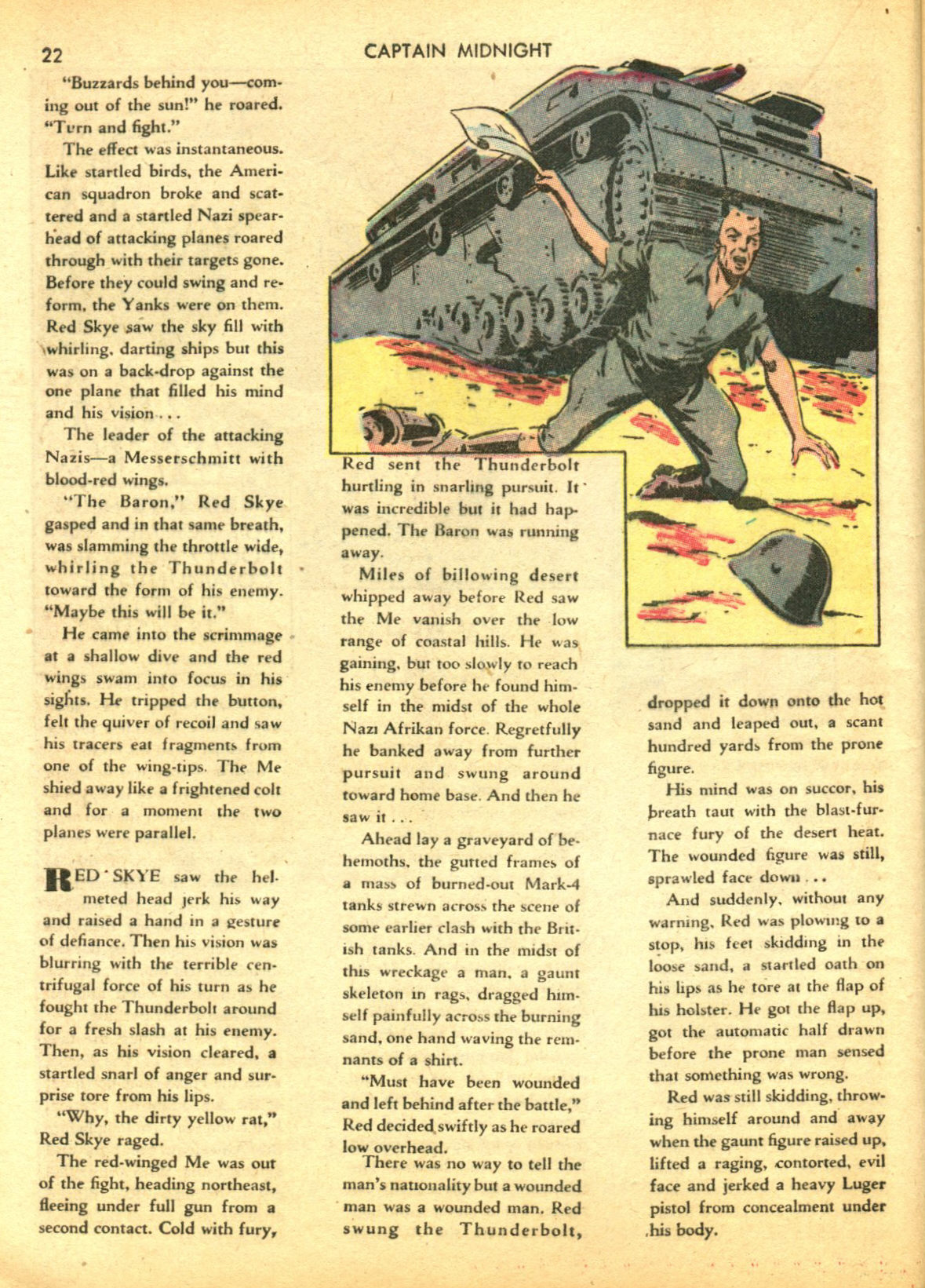 Read online Captain Midnight (1942) comic -  Issue #5 - 22