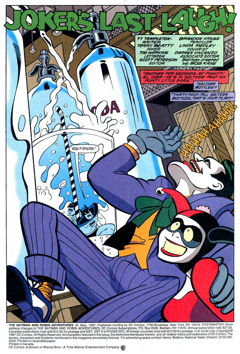 Read online The Batman and Robin Adventures comic -  Issue #18 - 2