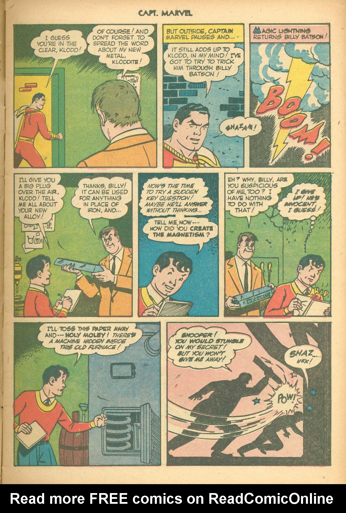 Read online Captain Marvel Adventures comic -  Issue #114 - 11