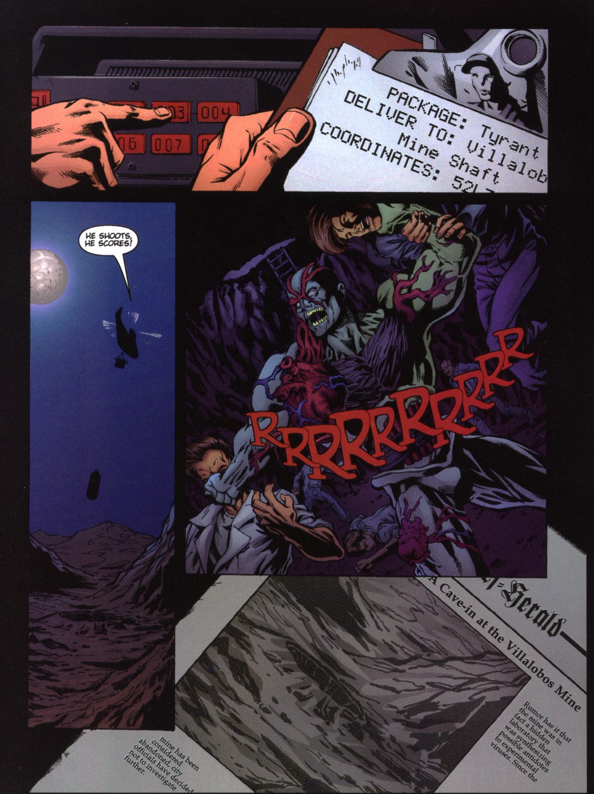 Read online Resident Evil (1998) comic -  Issue #4 - 28