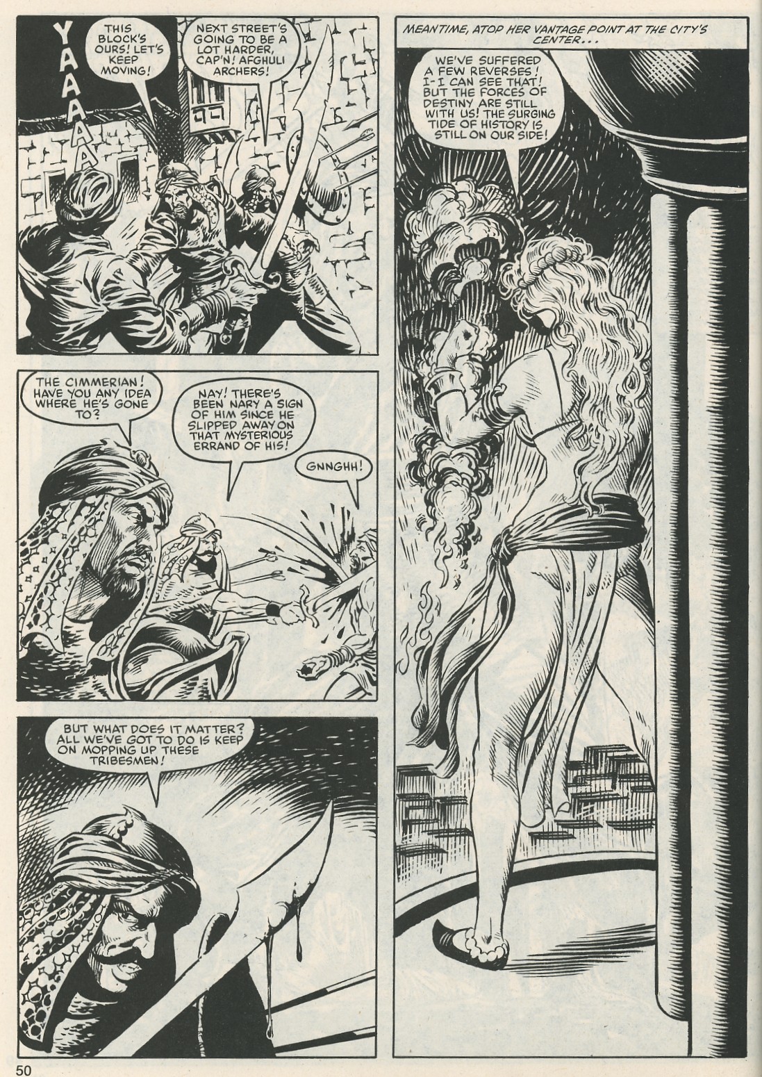 Read online The Savage Sword Of Conan comic -  Issue #112 - 52