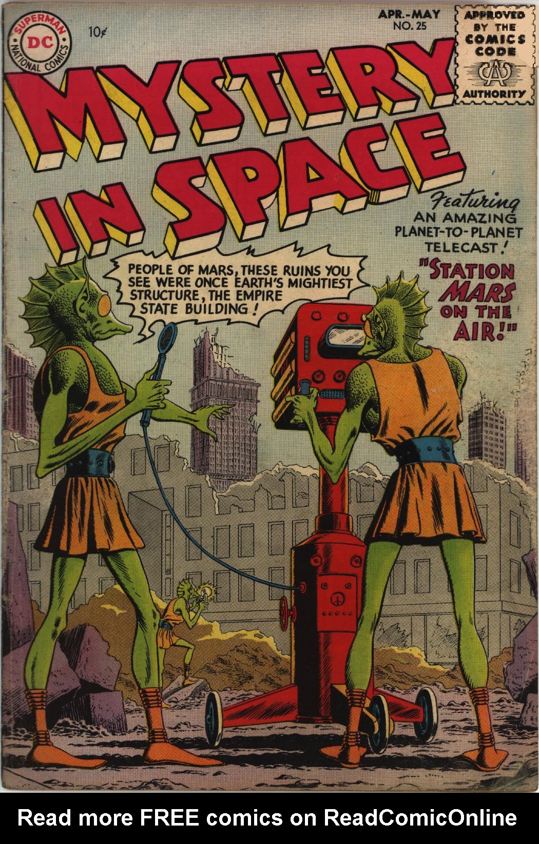 Read online Mystery in Space (1951) comic -  Issue #25 - 1