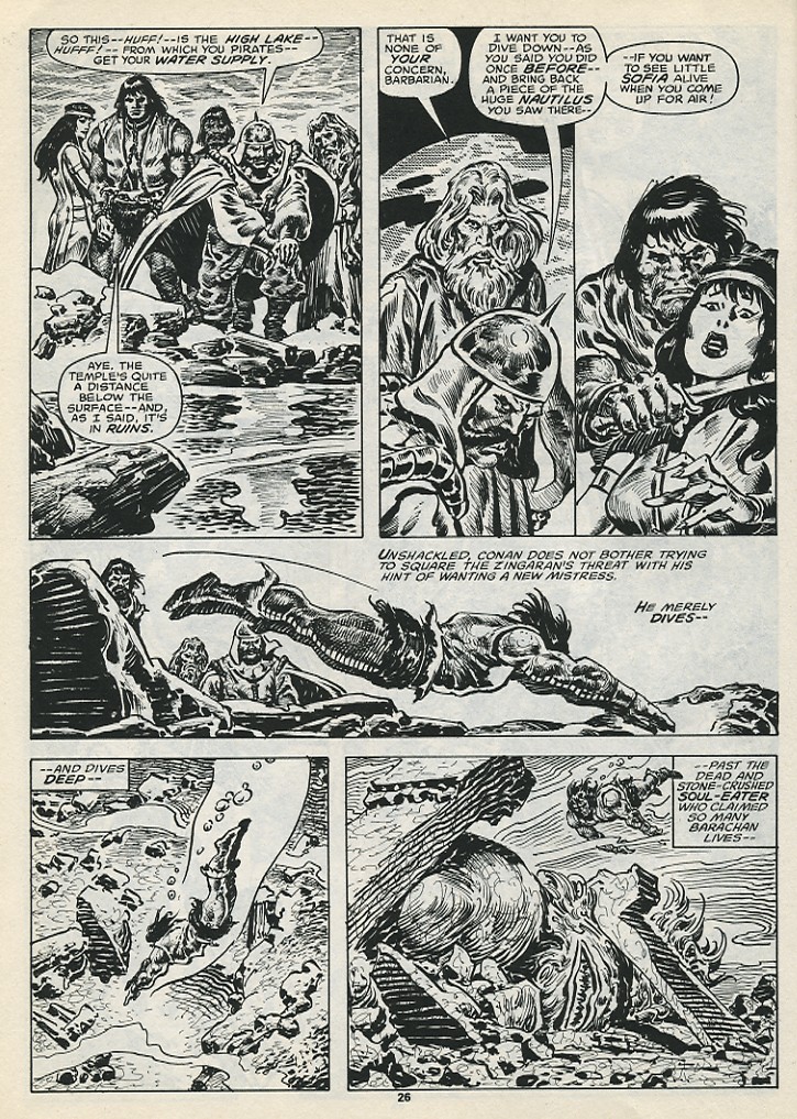 Read online The Savage Sword Of Conan comic -  Issue #199 - 28