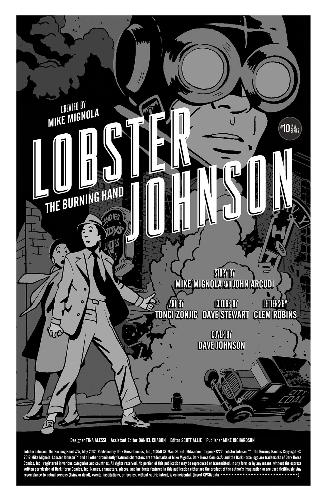 Read online Lobster Johnson: The Burning Hand comic -  Issue #5 - 2