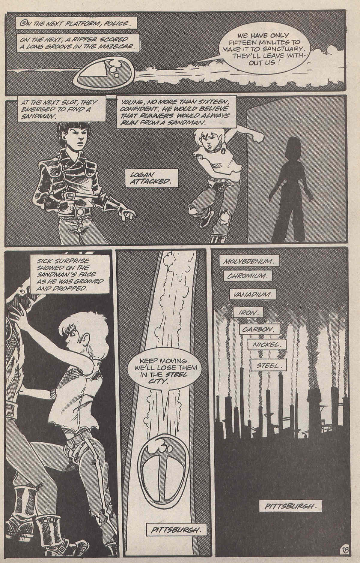 Read online Logan's Run (1990) comic -  Issue #6 - 20