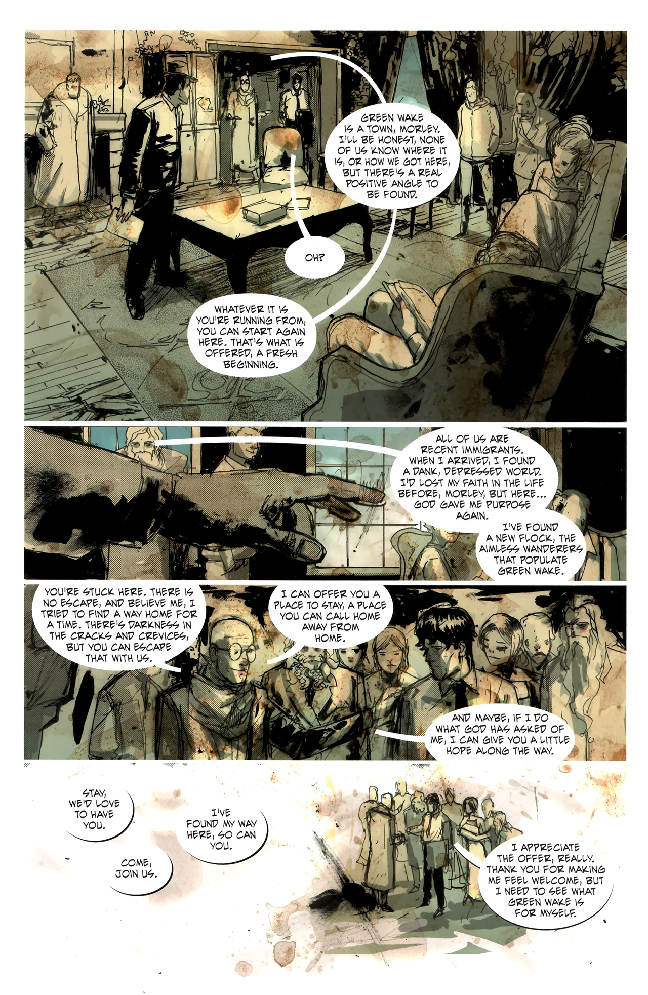Read online Green Wake comic -  Issue #6 - 11