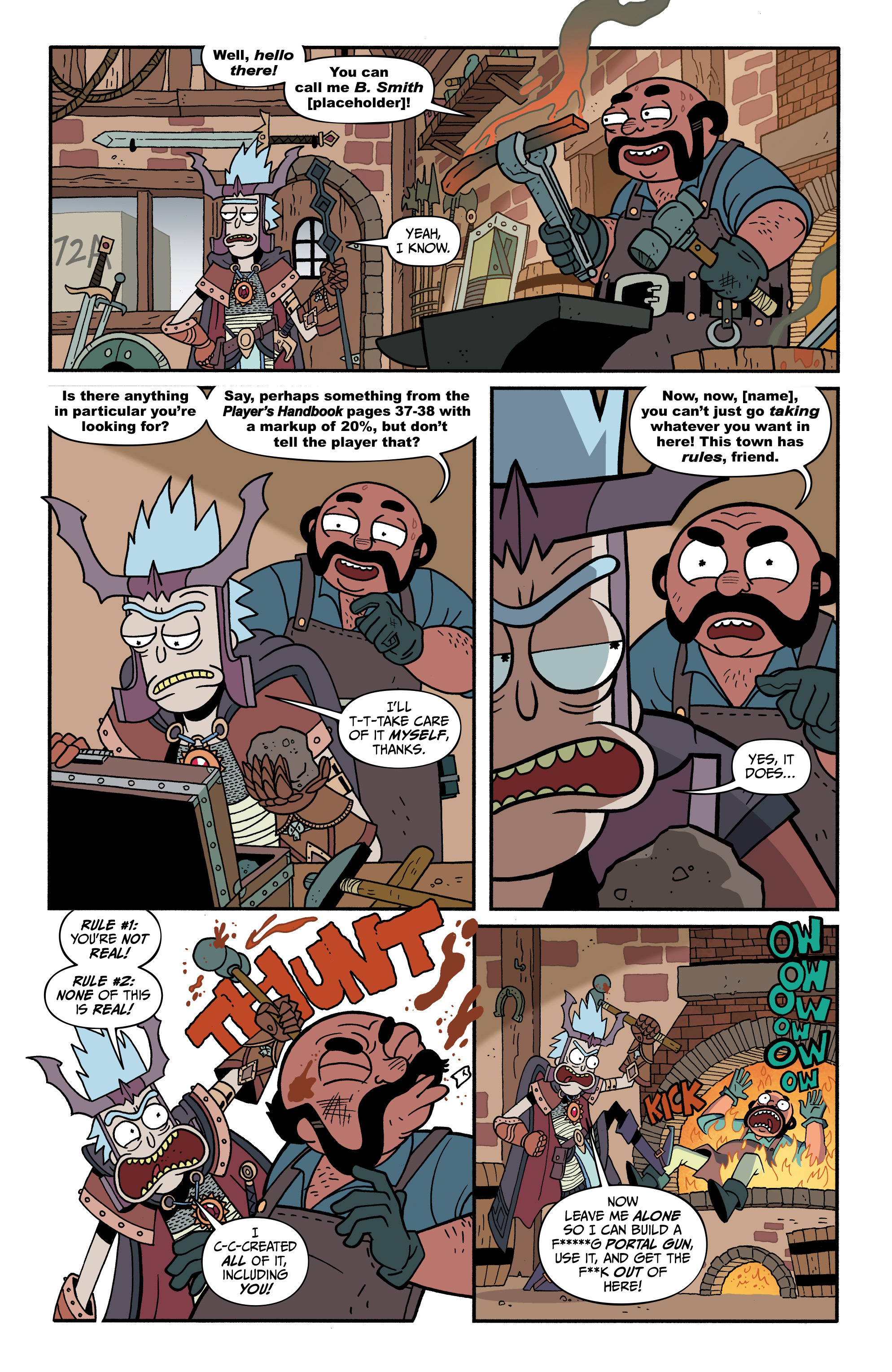 Read online Rick and Morty vs. Dungeons & Dragons II: Painscape comic -  Issue #2 - 20