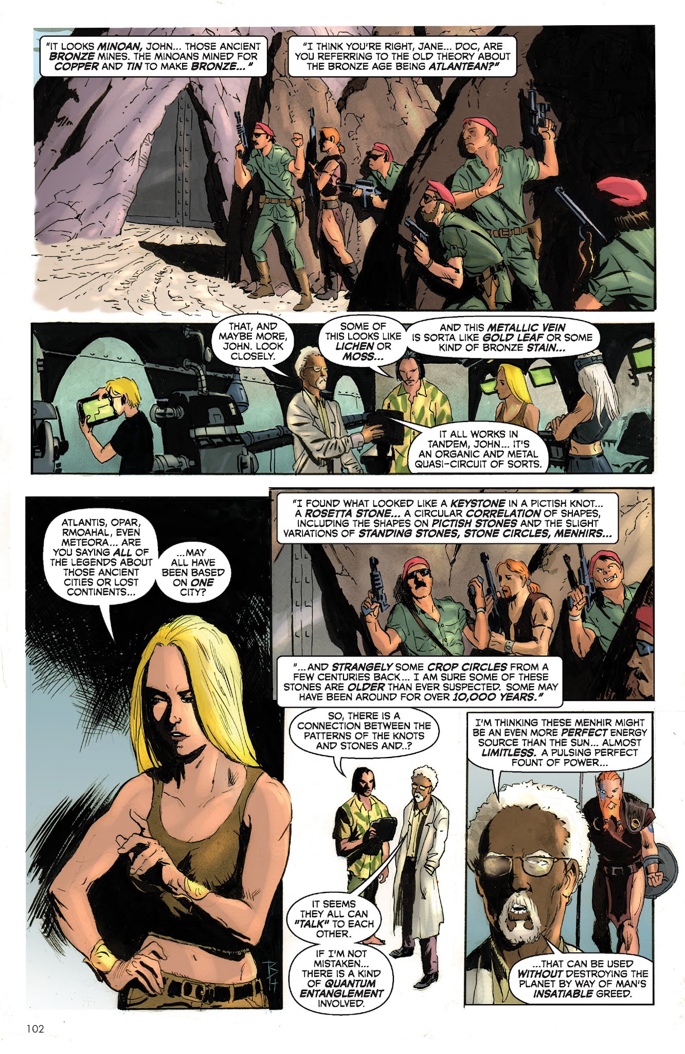 Read online The Once and Future Tarzan comic -  Issue # TPB - 103