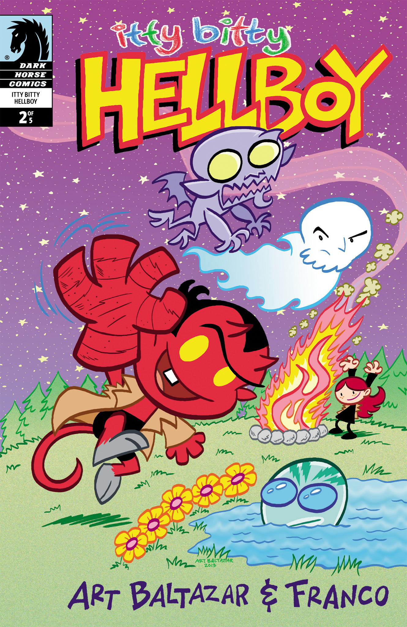 Read online Itty Bitty Hellboy comic -  Issue #2 - 1
