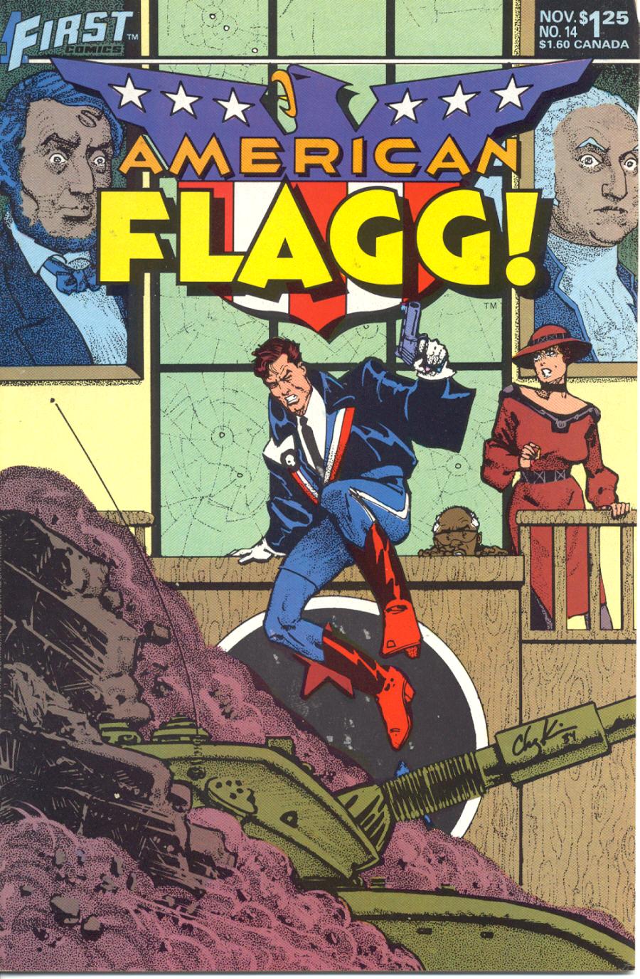 Read online American Flagg! comic -  Issue #14 - 1