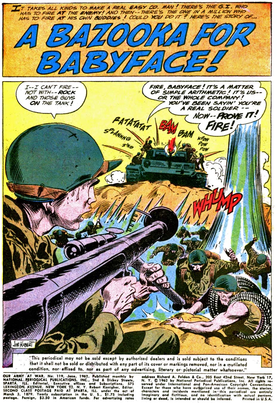 Read online Our Army at War (1952) comic -  Issue #119 - 3