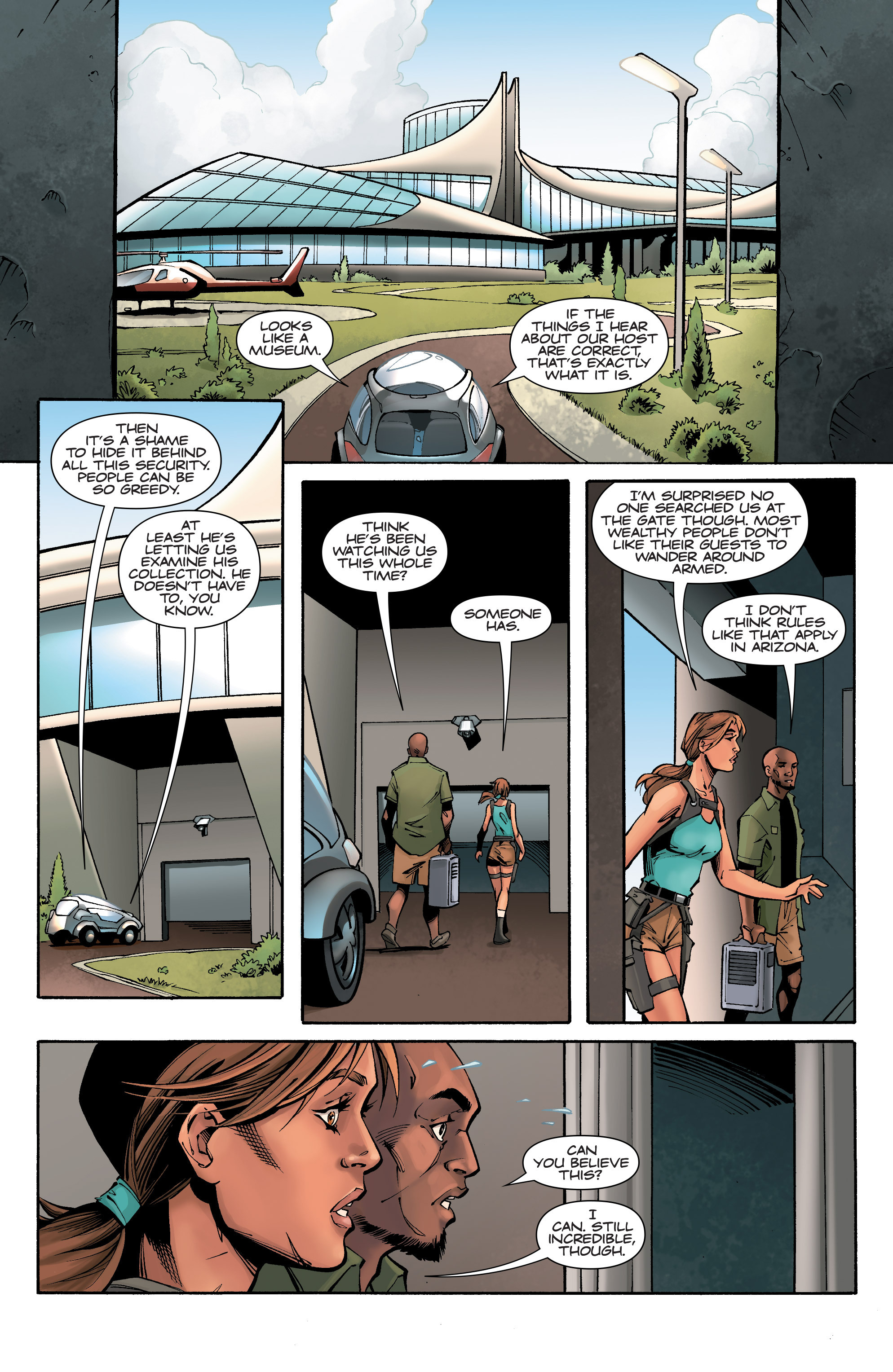 Read online Lara Croft and the Frozen Omen comic -  Issue #3 - 8
