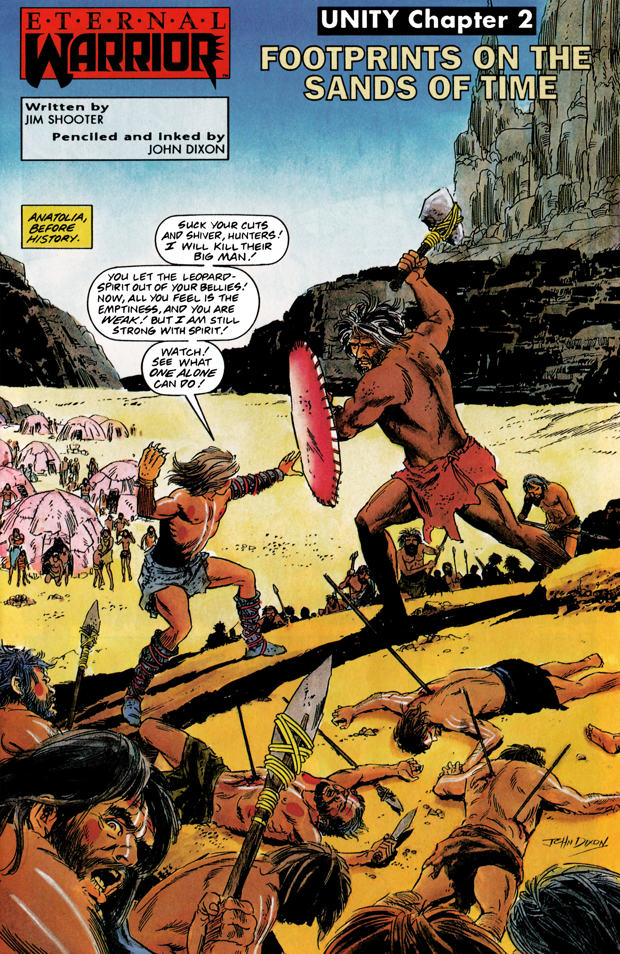 Read online Eternal Warrior (1992) comic -  Issue #1 - 2
