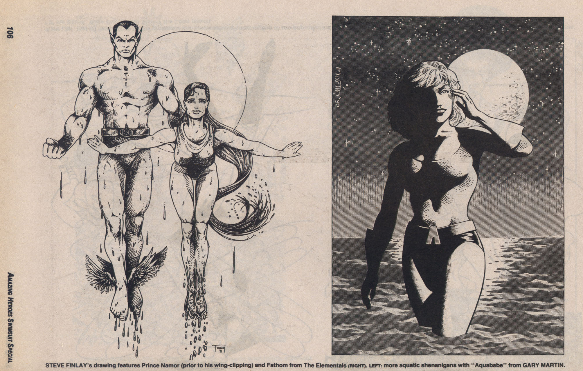 Read online Amazing Heroes Swimsuit Special comic -  Issue # TPB 3 - 105