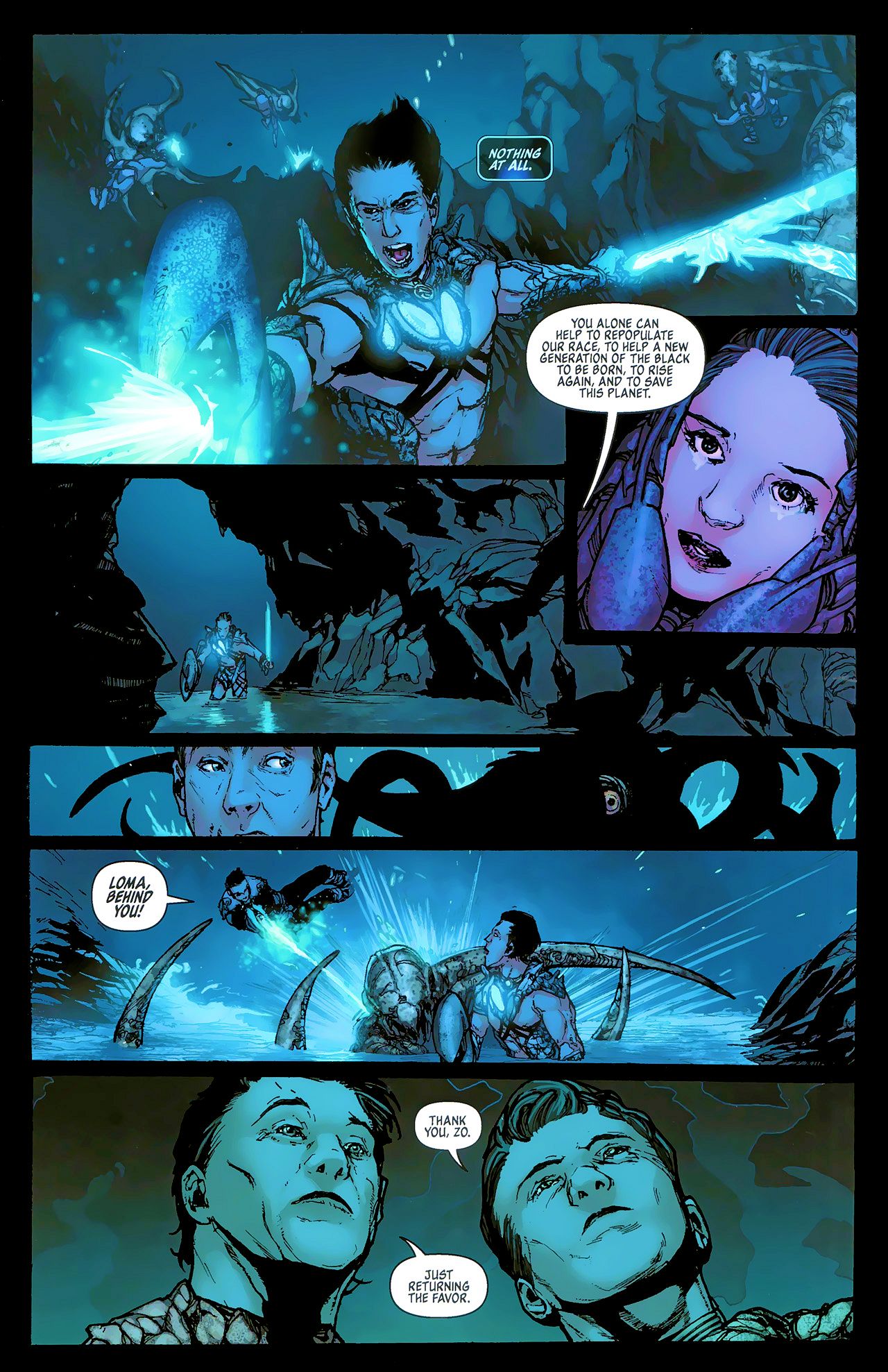 Read online Fathom: Blue Descent comic -  Issue #2 - 21