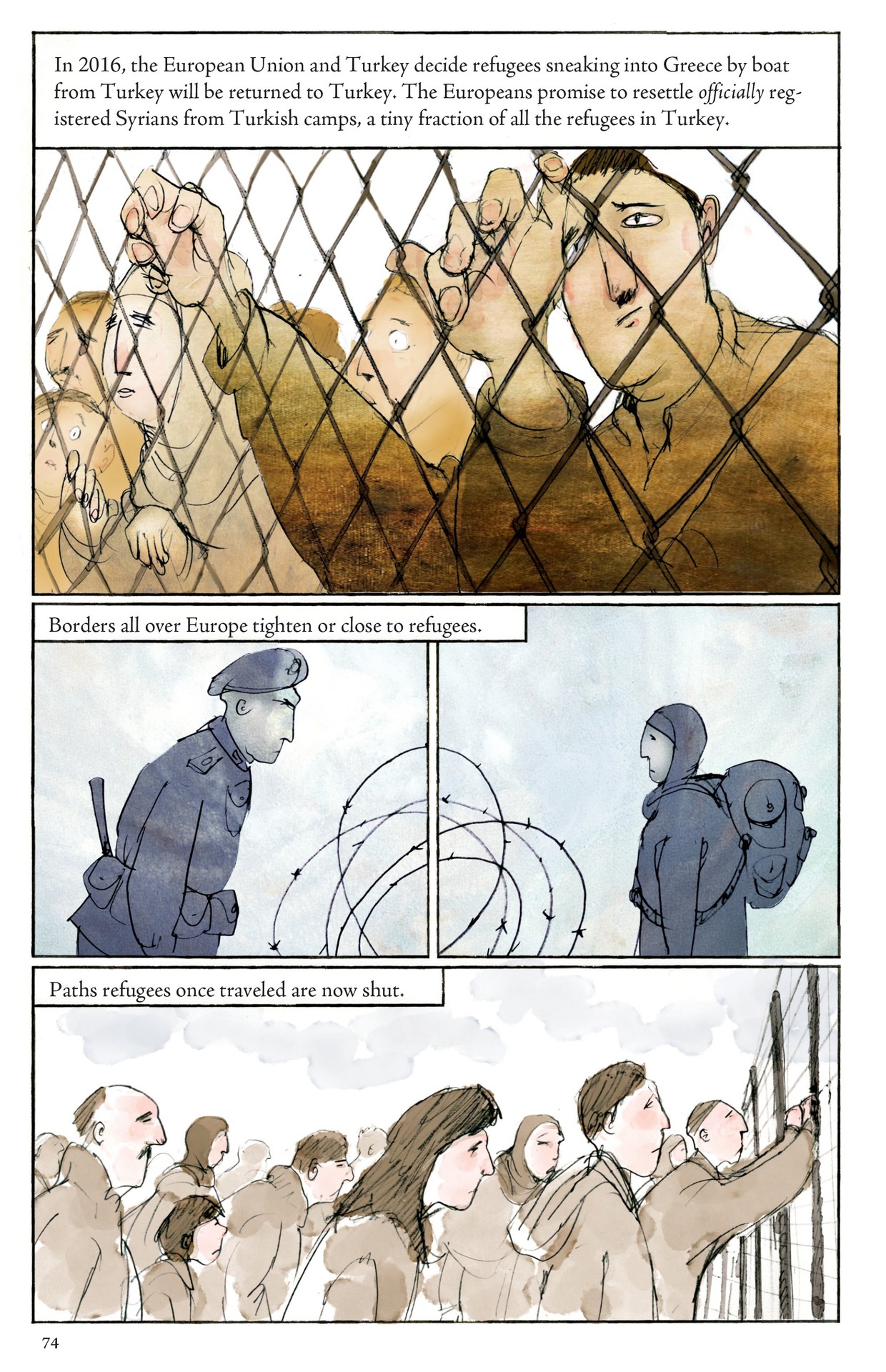 Read online The Unwanted: Stories of the Syrian Refugees comic -  Issue # TPB - 67