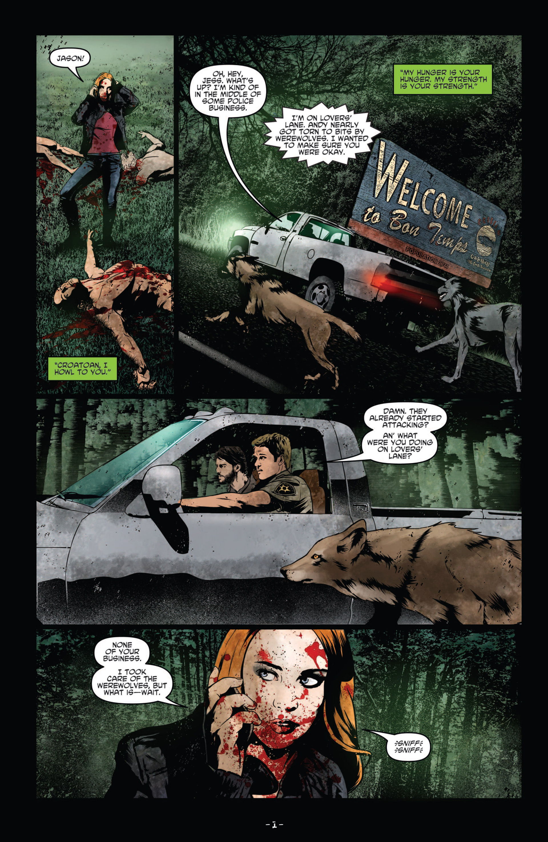 Read online True Blood (2012) comic -  Issue #9 - 3