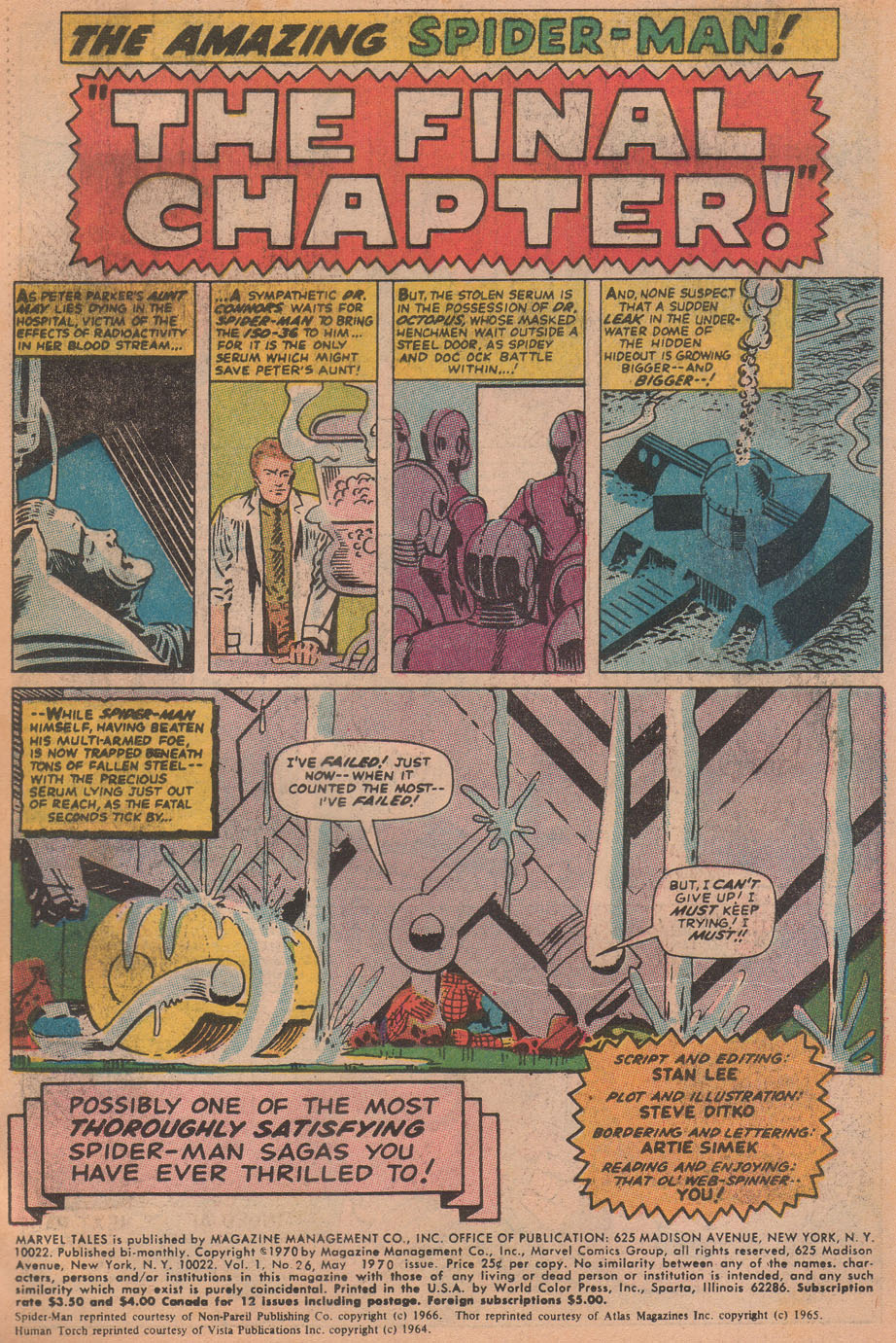 Read online Marvel Tales (1964) comic -  Issue #26 - 3