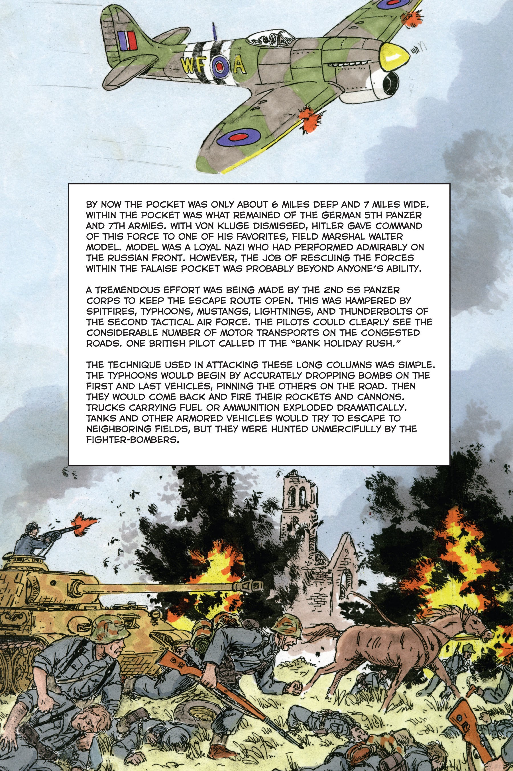Read online Normandy: A Graphic History of D-Day, the Allied Invasion of Hitler's Fortress Europe comic -  Issue # TPB - 93