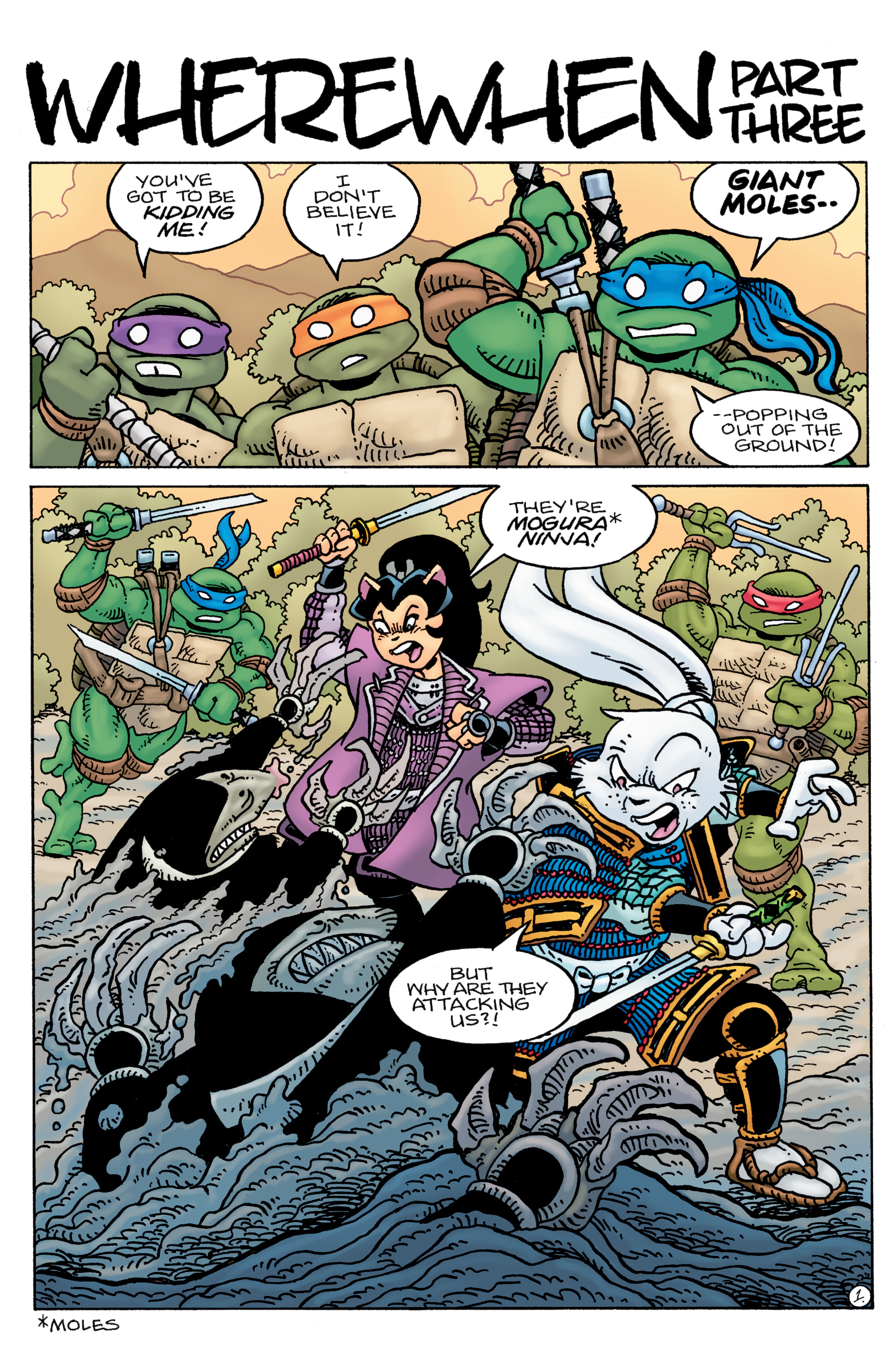 Read online Teenage Mutant Ninja Turtles/Usagi Yojimbo: WhereWhen comic -  Issue #3 - 4
