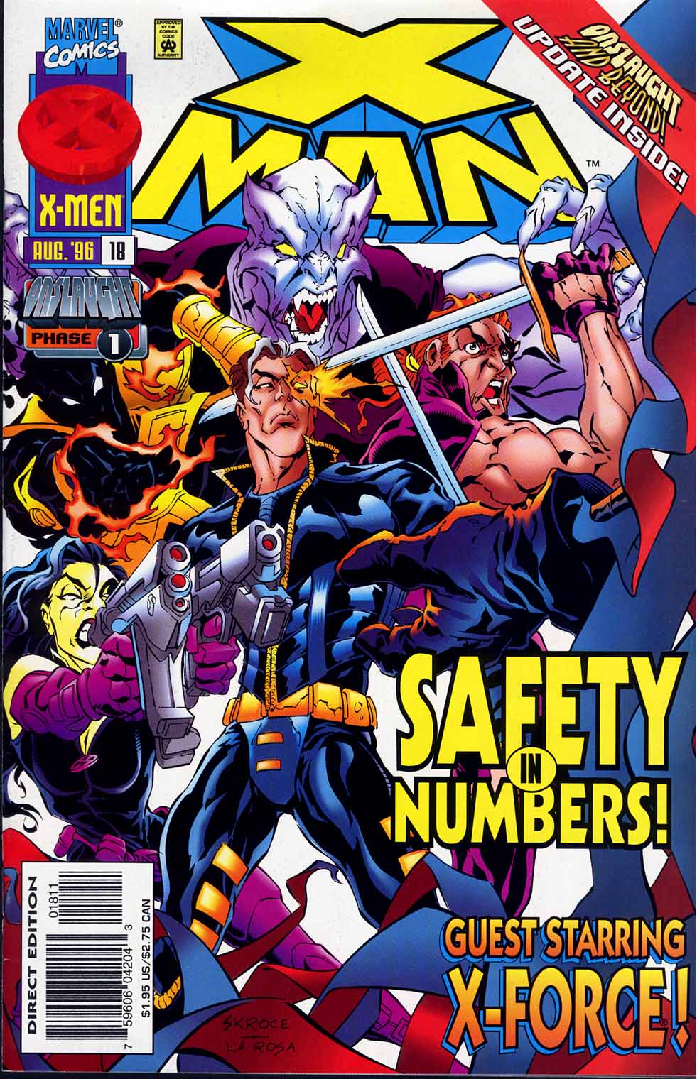 Read online X-Man comic -  Issue #18 - 1