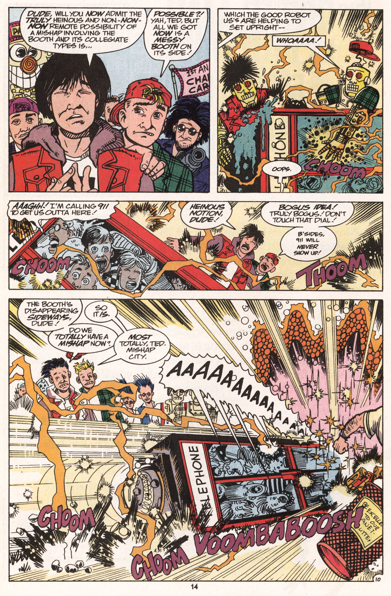 Read online Bill & Ted's Excellent Comic Book comic -  Issue #12 - 15