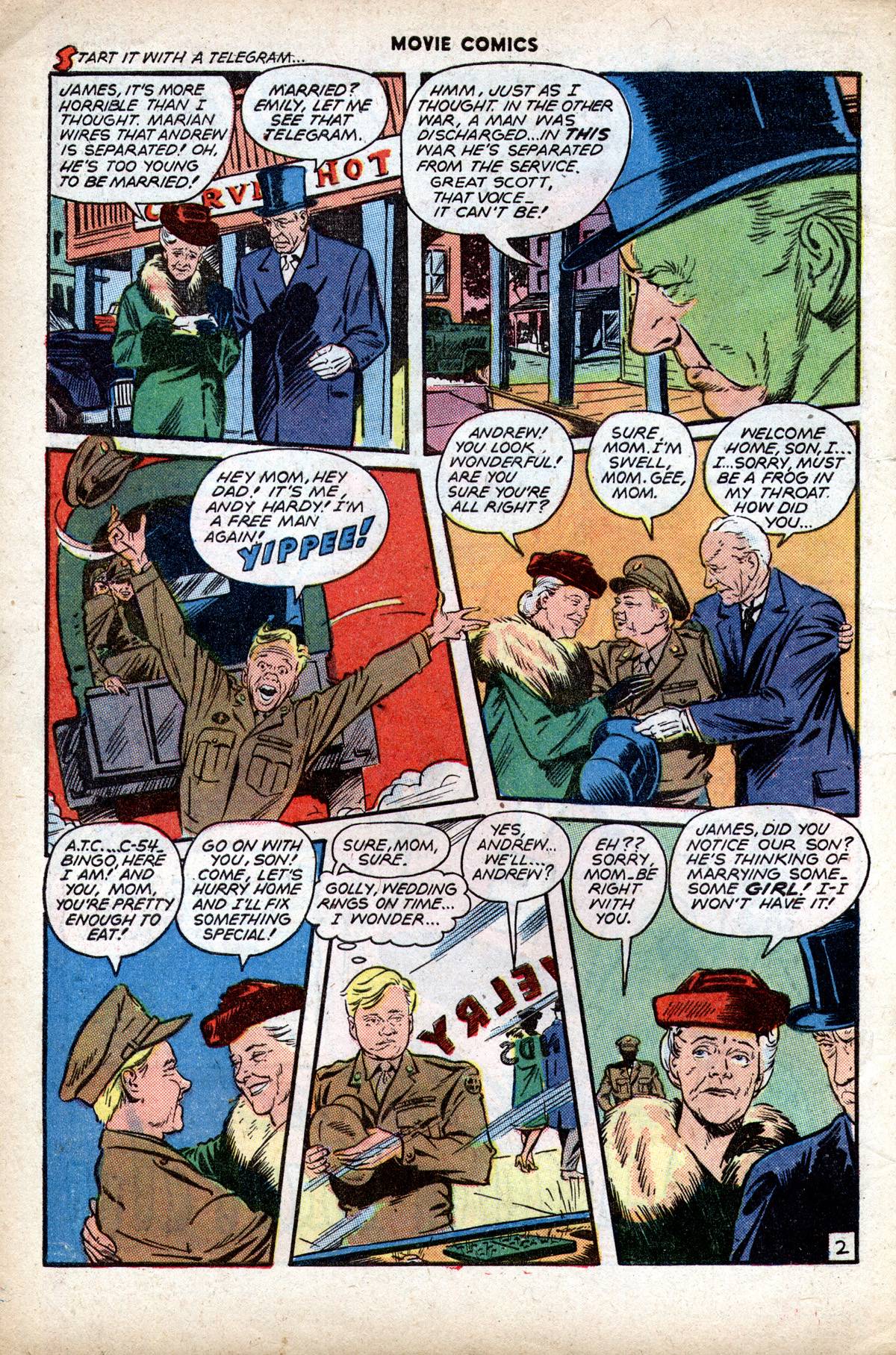 Read online Movie Comics (1946) comic -  Issue #3 - 4