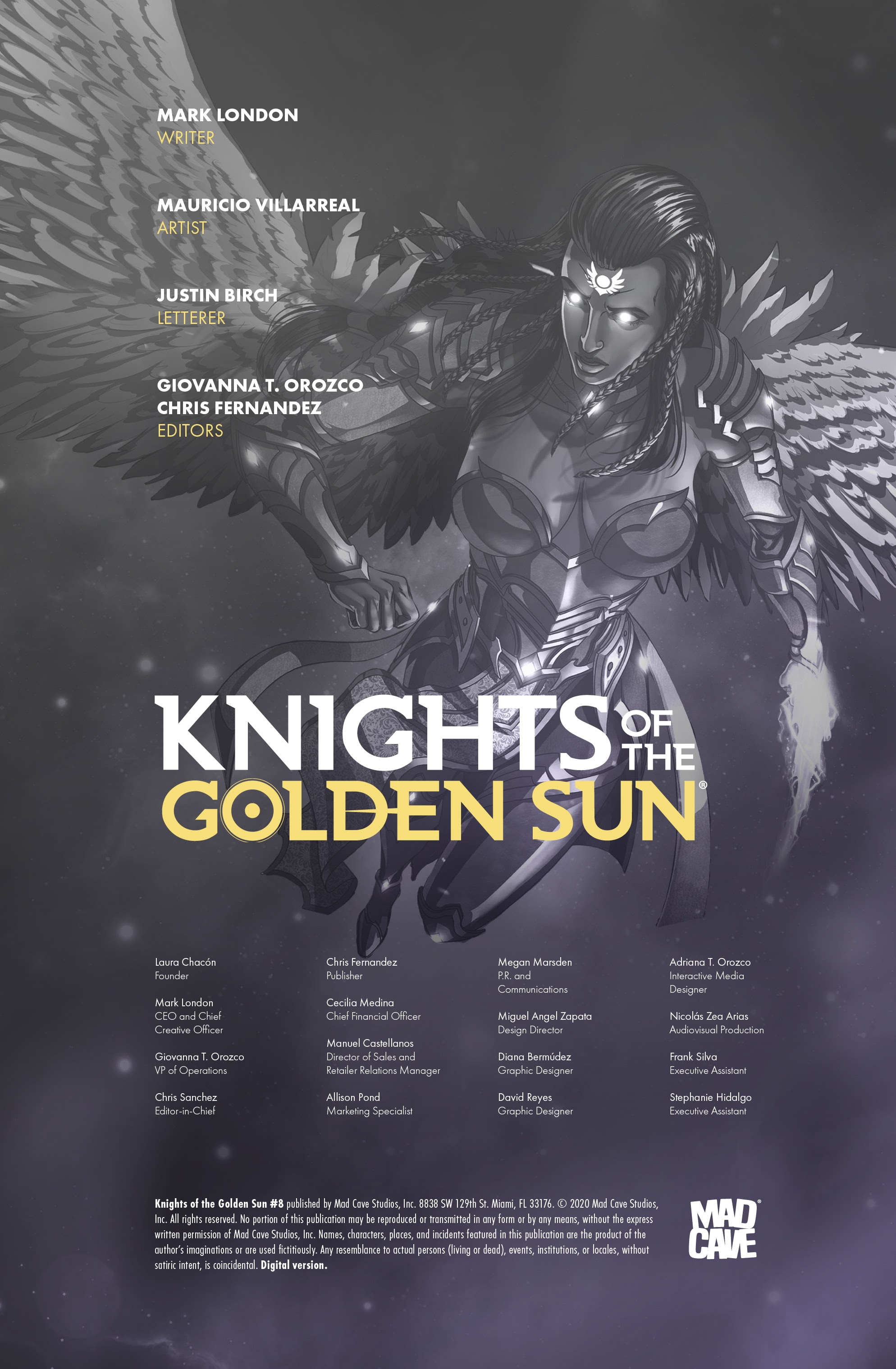 Read online Knights of the Golden Sun comic -  Issue #8 - 2