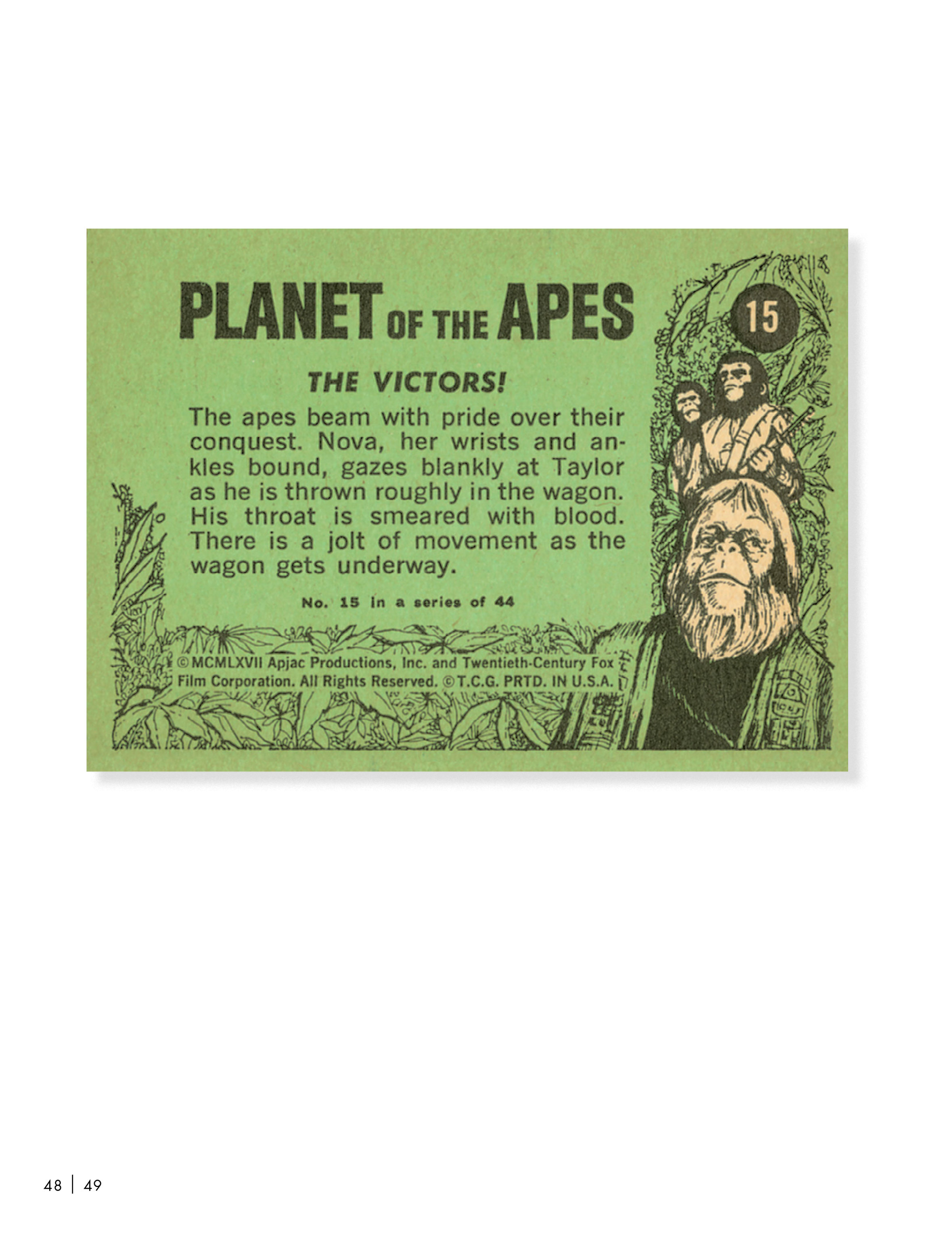 Read online Planet of the Apes: The Original Topps Trading Card Series comic -  Issue # TPB (Part 1) - 53