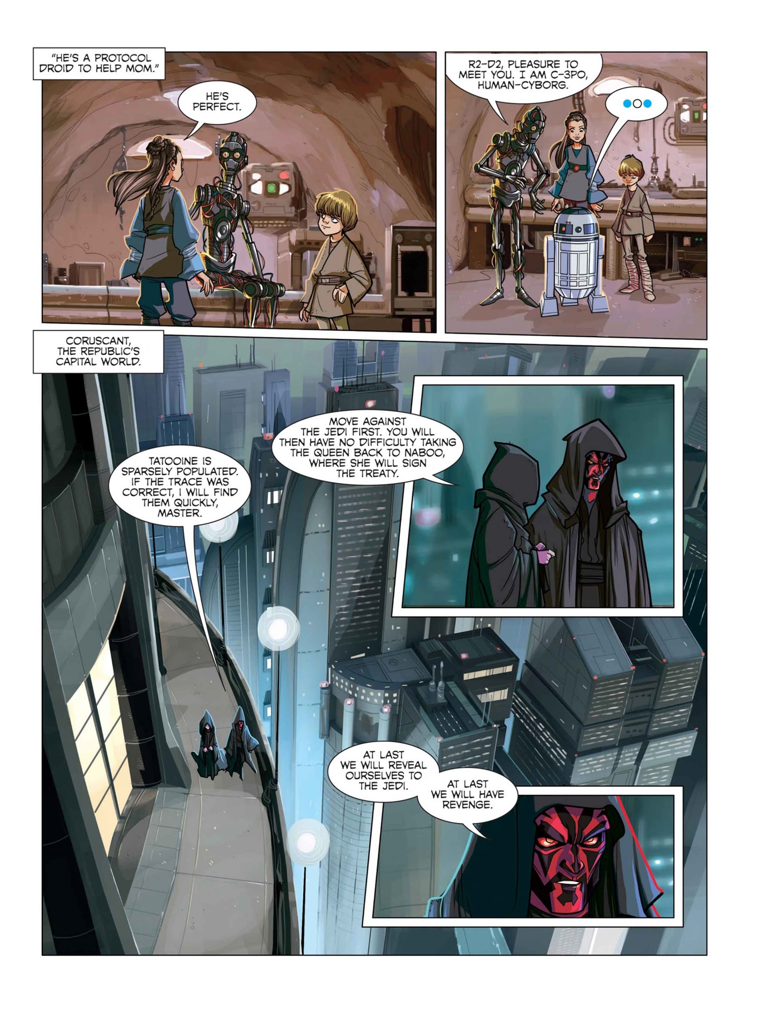 Read online Star Wars: The Prequel Trilogy: A Graphic Novel comic -  Issue # Full - 32
