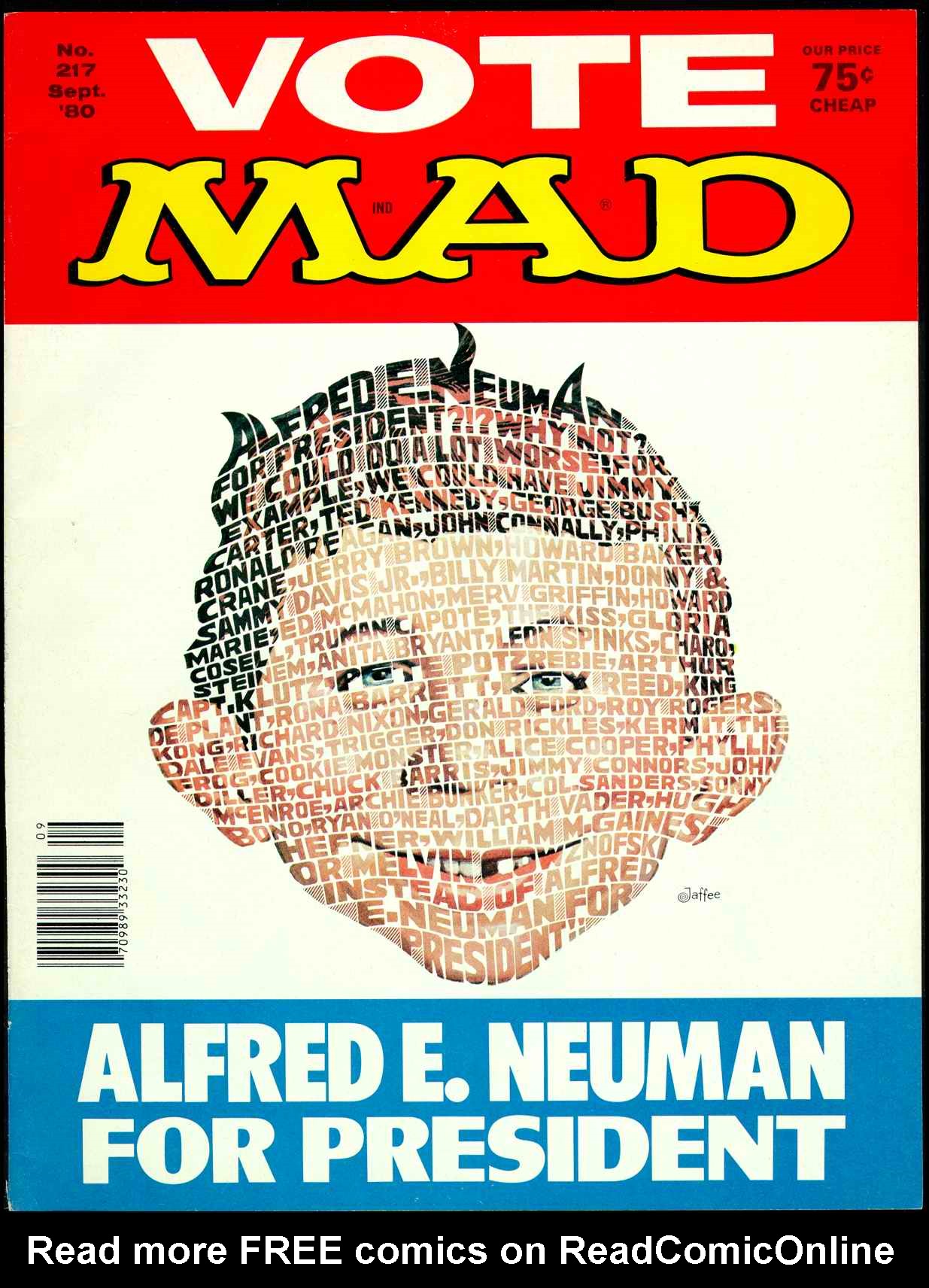 Read online MAD comic -  Issue #217 - 1