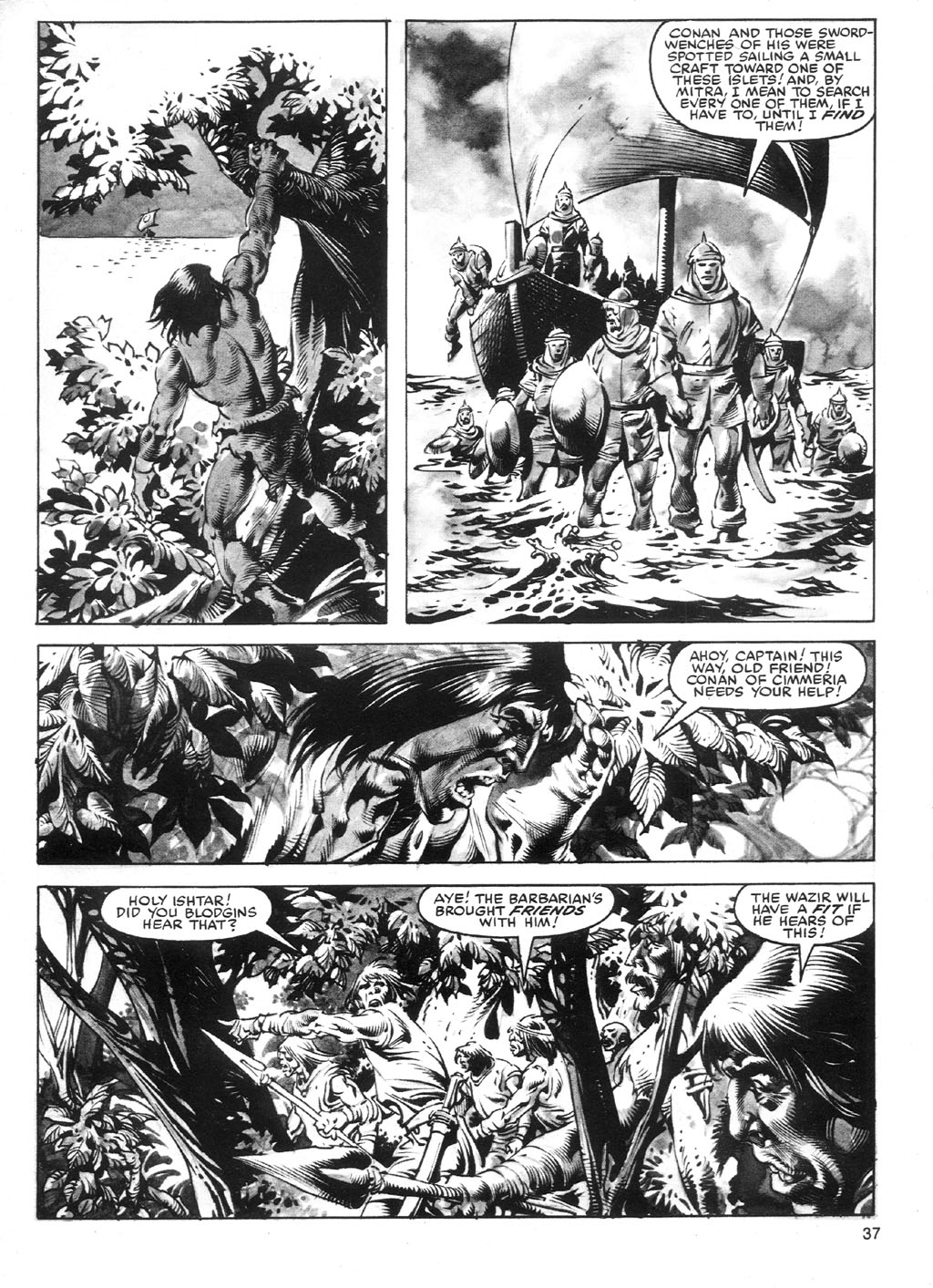 Read online The Savage Sword Of Conan comic -  Issue #88 - 37