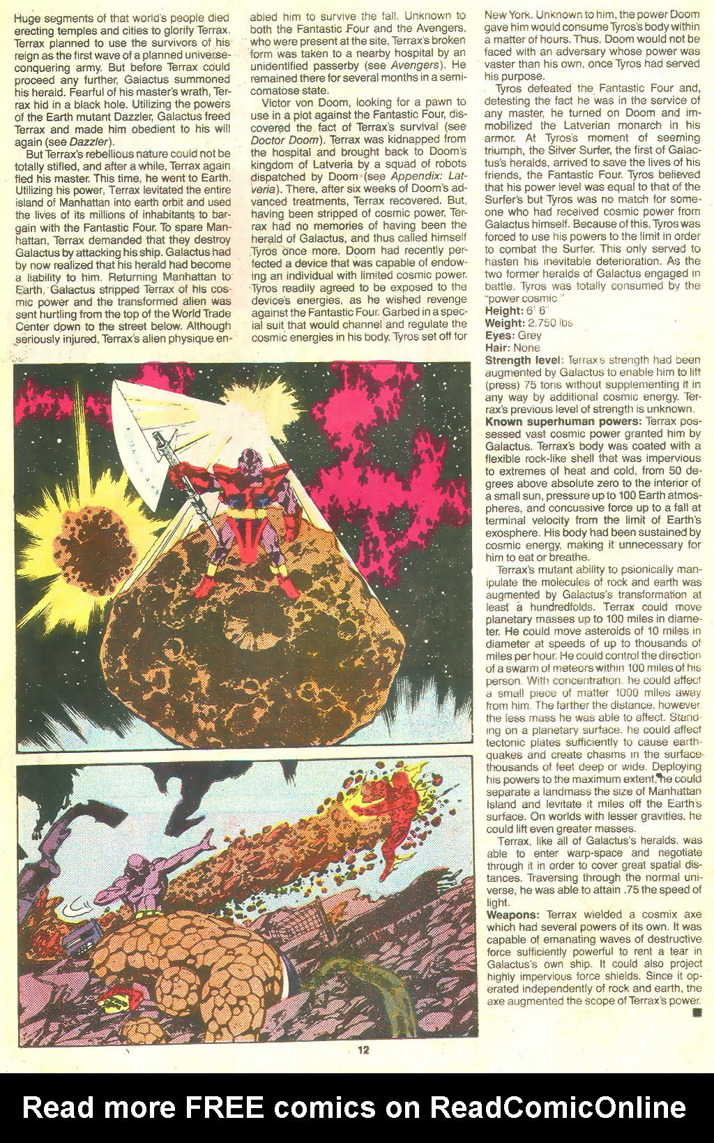 Read online The Official Handbook of the Marvel Universe Deluxe Edition comic -  Issue #20 - 14