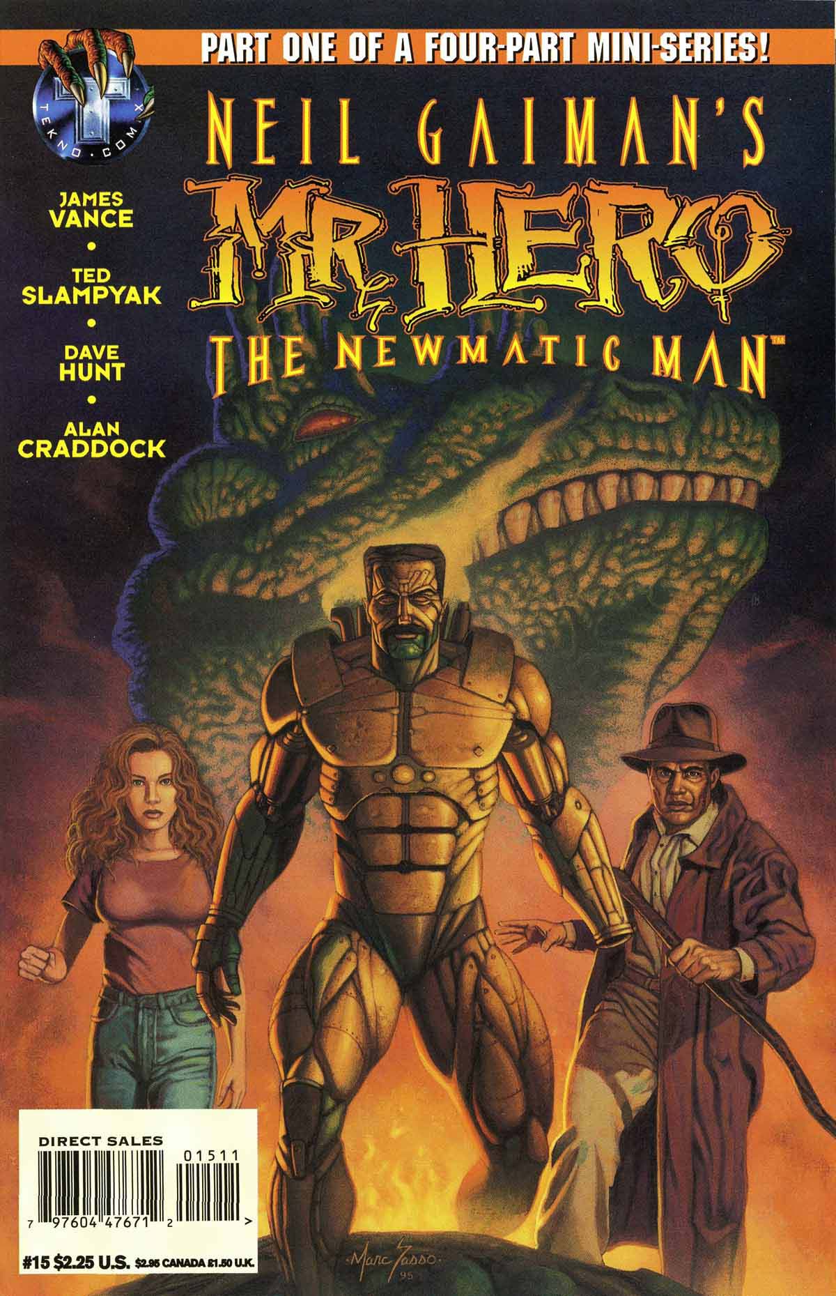 Read online Neil Gaiman's Mr. Hero - The Newmatic Man (1995) comic -  Issue #15 - 1