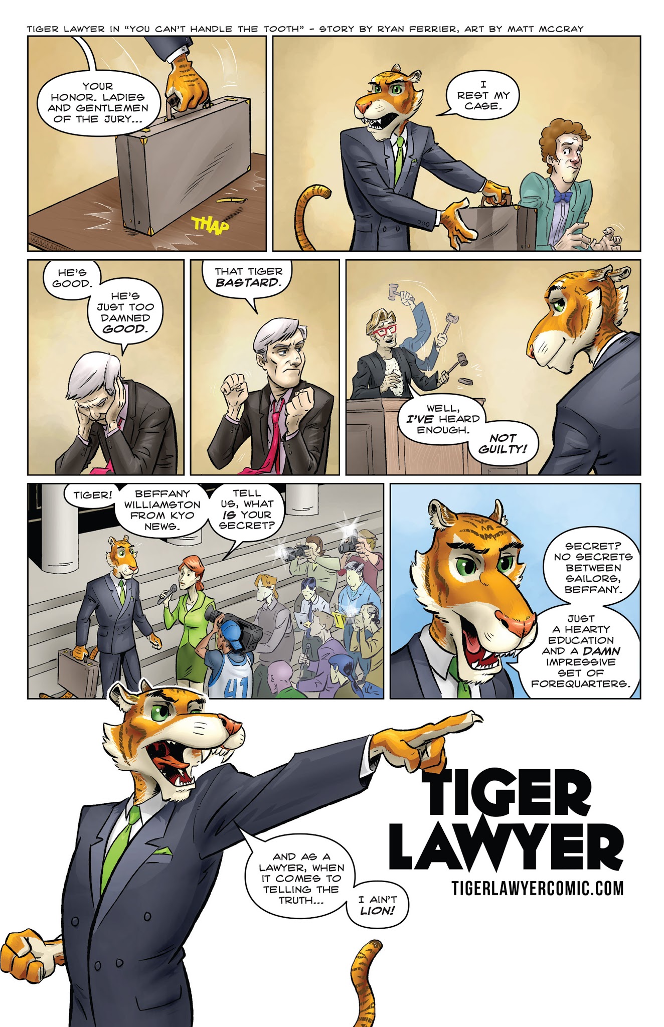 Read online Tiger Lawyer comic -  Issue #3 - 34