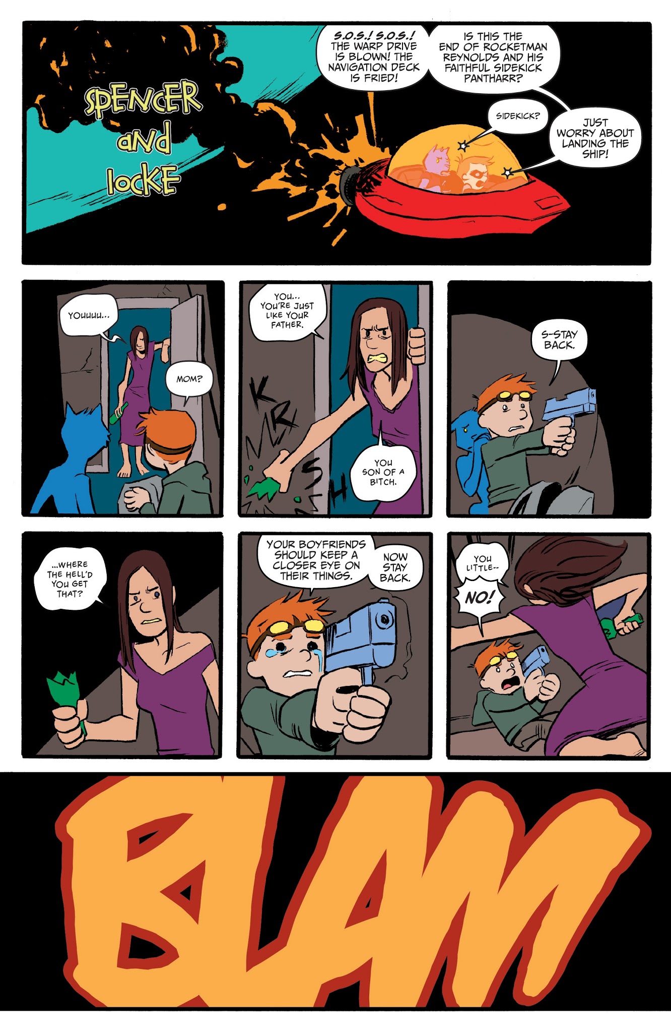 Read online Spencer & Locke comic -  Issue #3 - 4