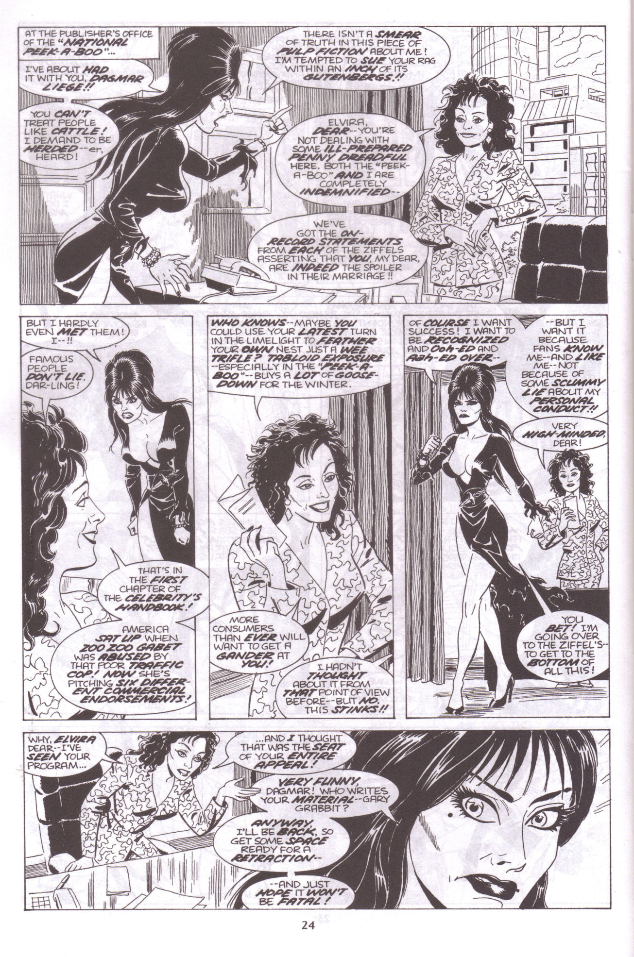 Read online Elvira, Mistress of the Dark comic -  Issue #38 - 24