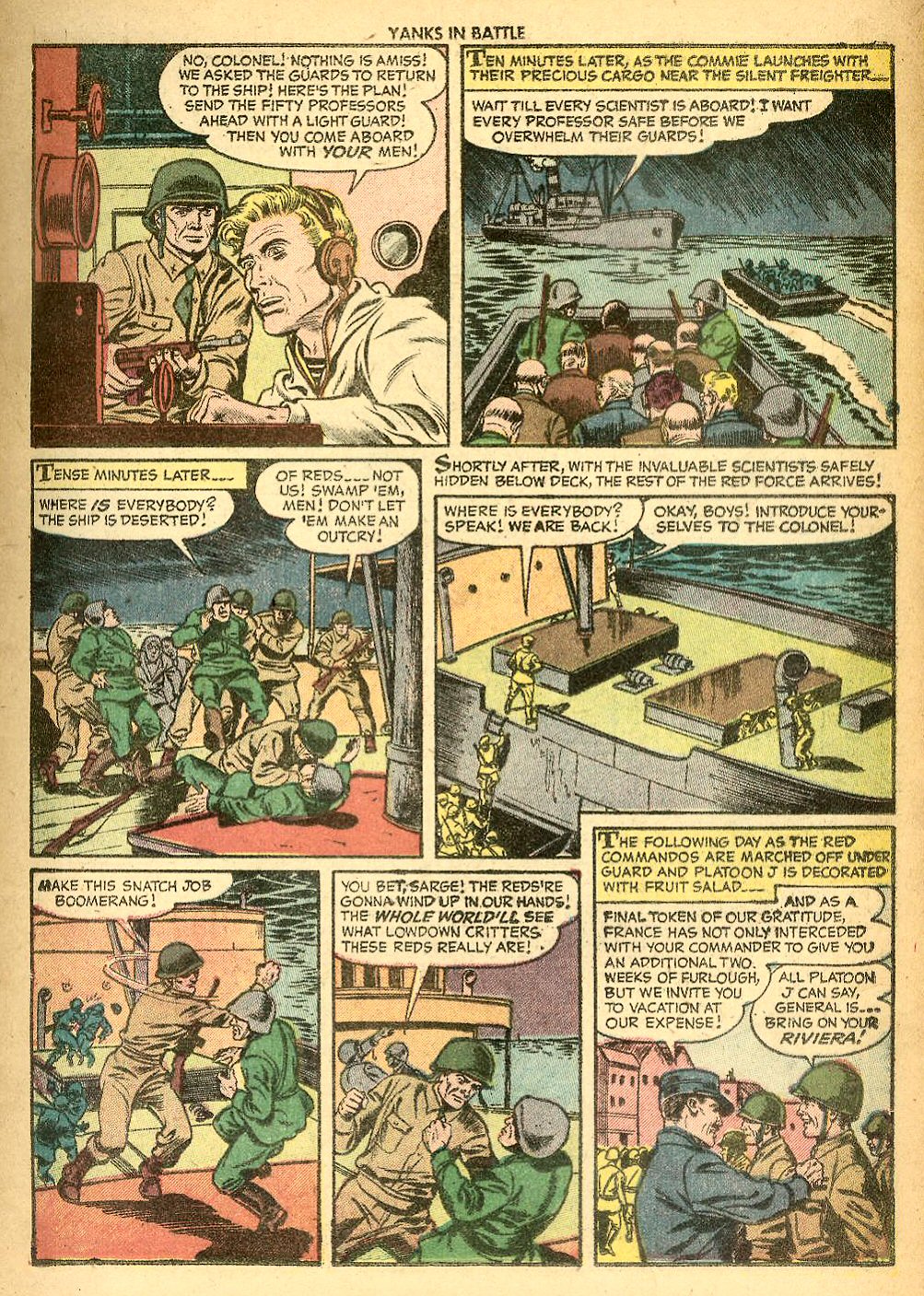 Read online Yanks In Battle comic -  Issue #1 - 11