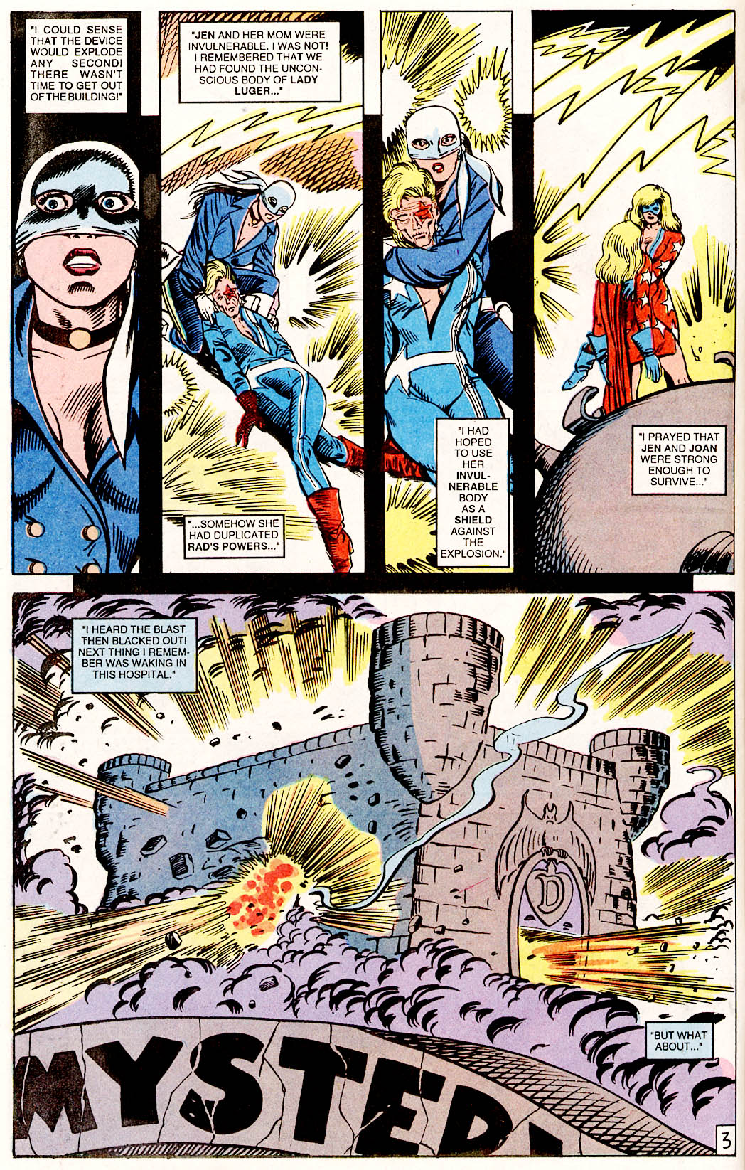 Read online Femforce comic -  Issue #50 - 51