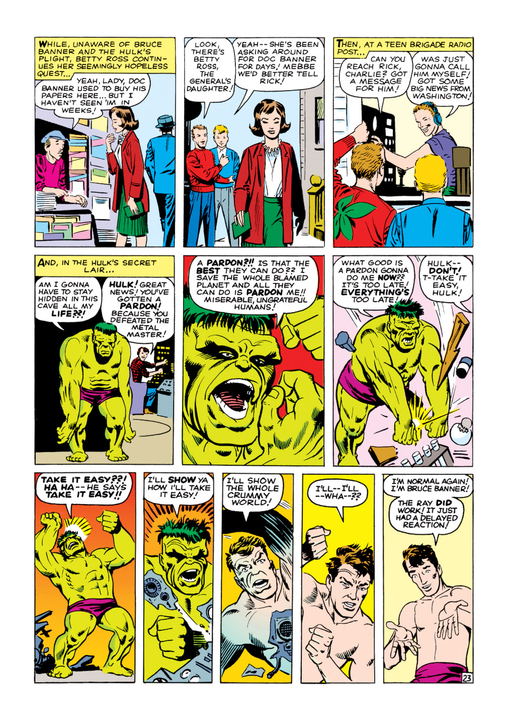 Read online Marvel Masterworks: The Incredible Hulk comic -  Issue # TPB 1 (Part 2) - 52