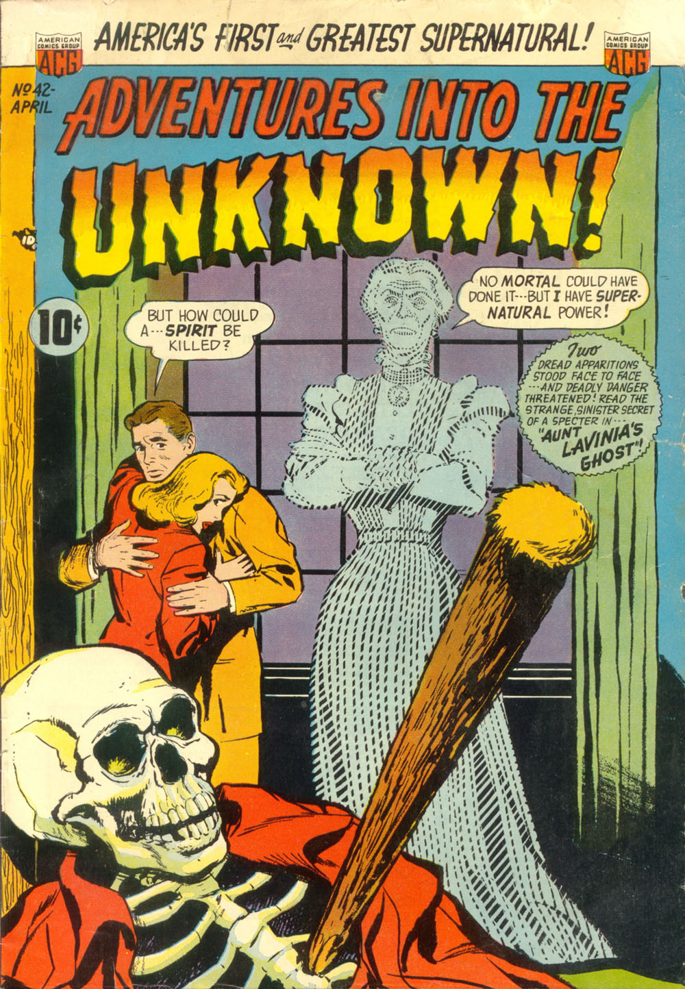 Read online Adventures Into The Unknown comic -  Issue #42 - 1