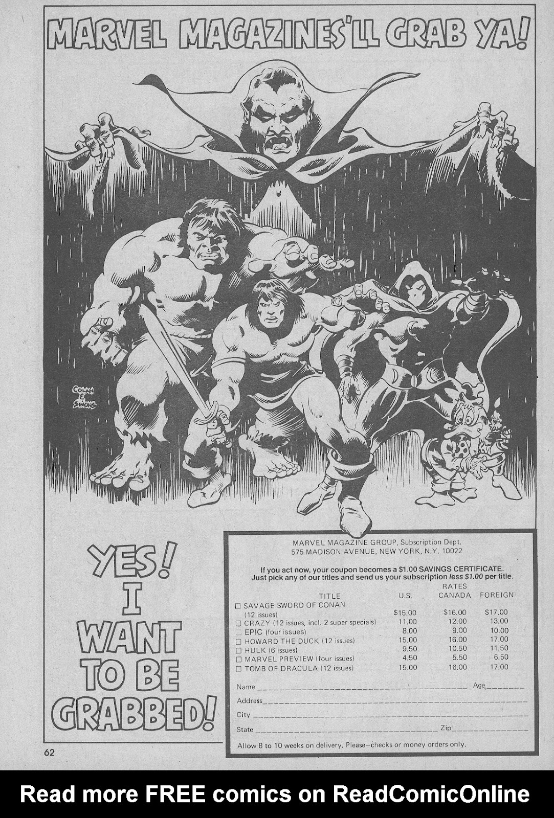The Savage Sword Of Conan issue 51 - Page 62