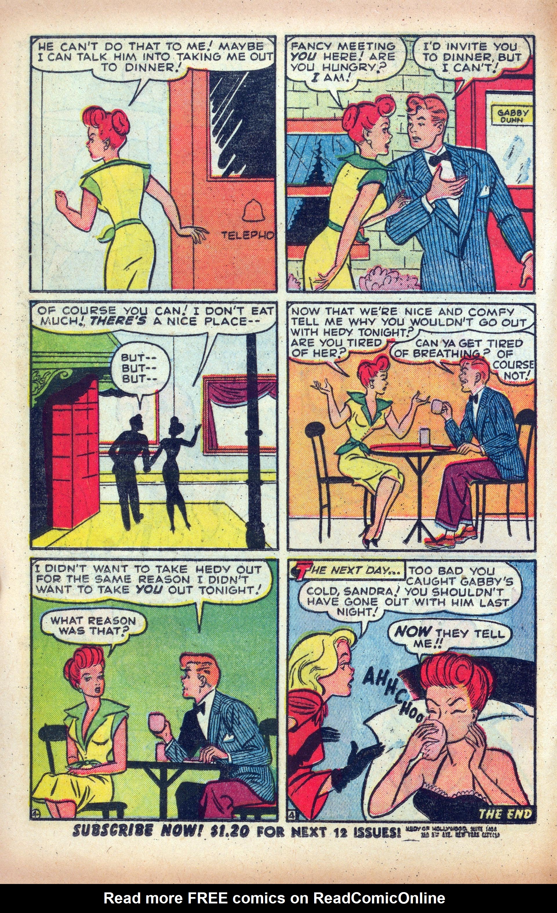 Read online Hedy Of Hollywood Comics comic -  Issue #45 - 14