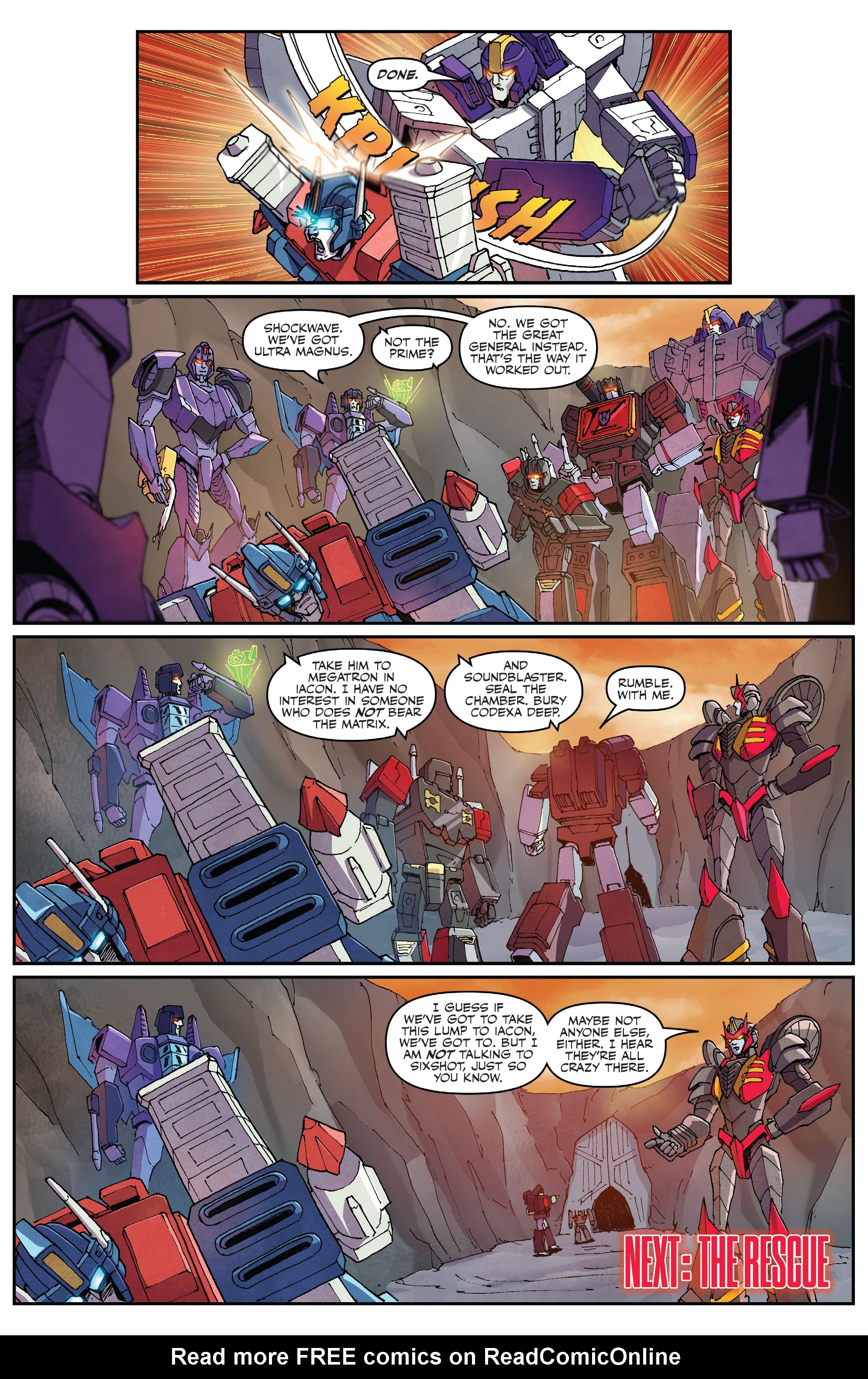 Read online Transformers (2019) comic -  Issue #37 - 23