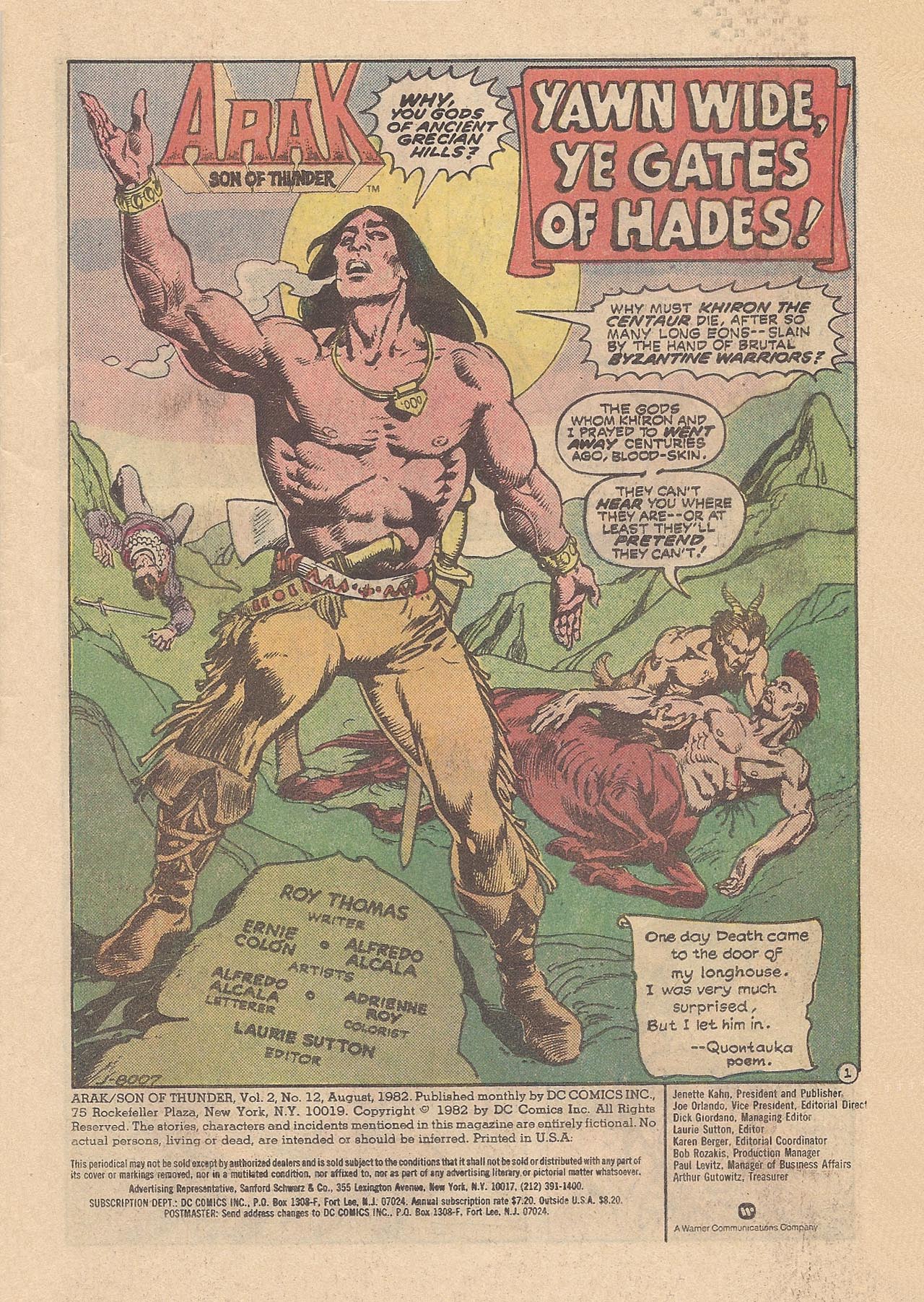 Read online Arak Son of Thunder comic -  Issue #12 - 3