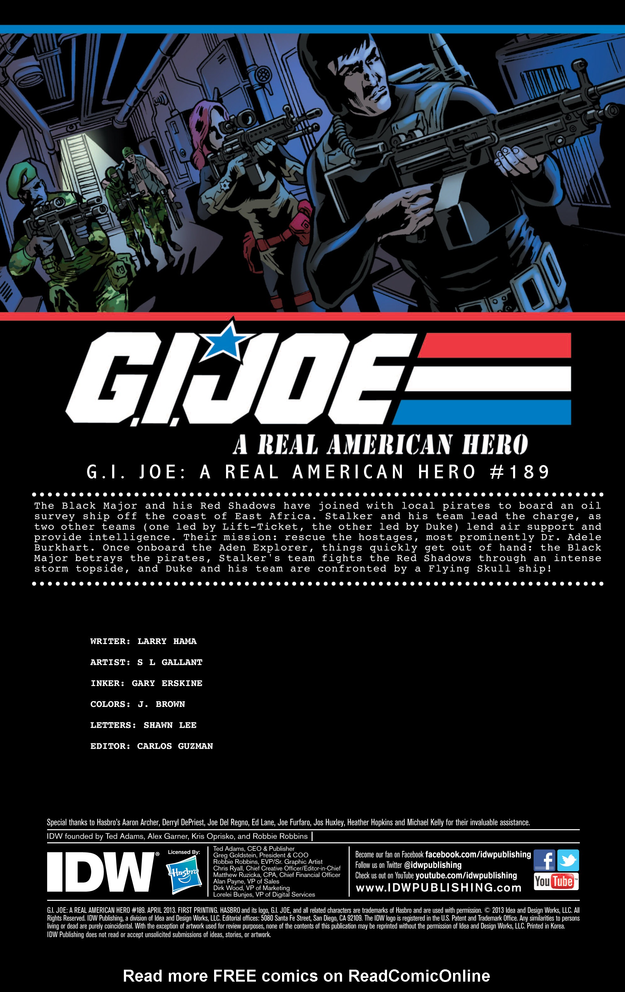 Read online G.I. Joe: A Real American Hero comic -  Issue #189 - 2