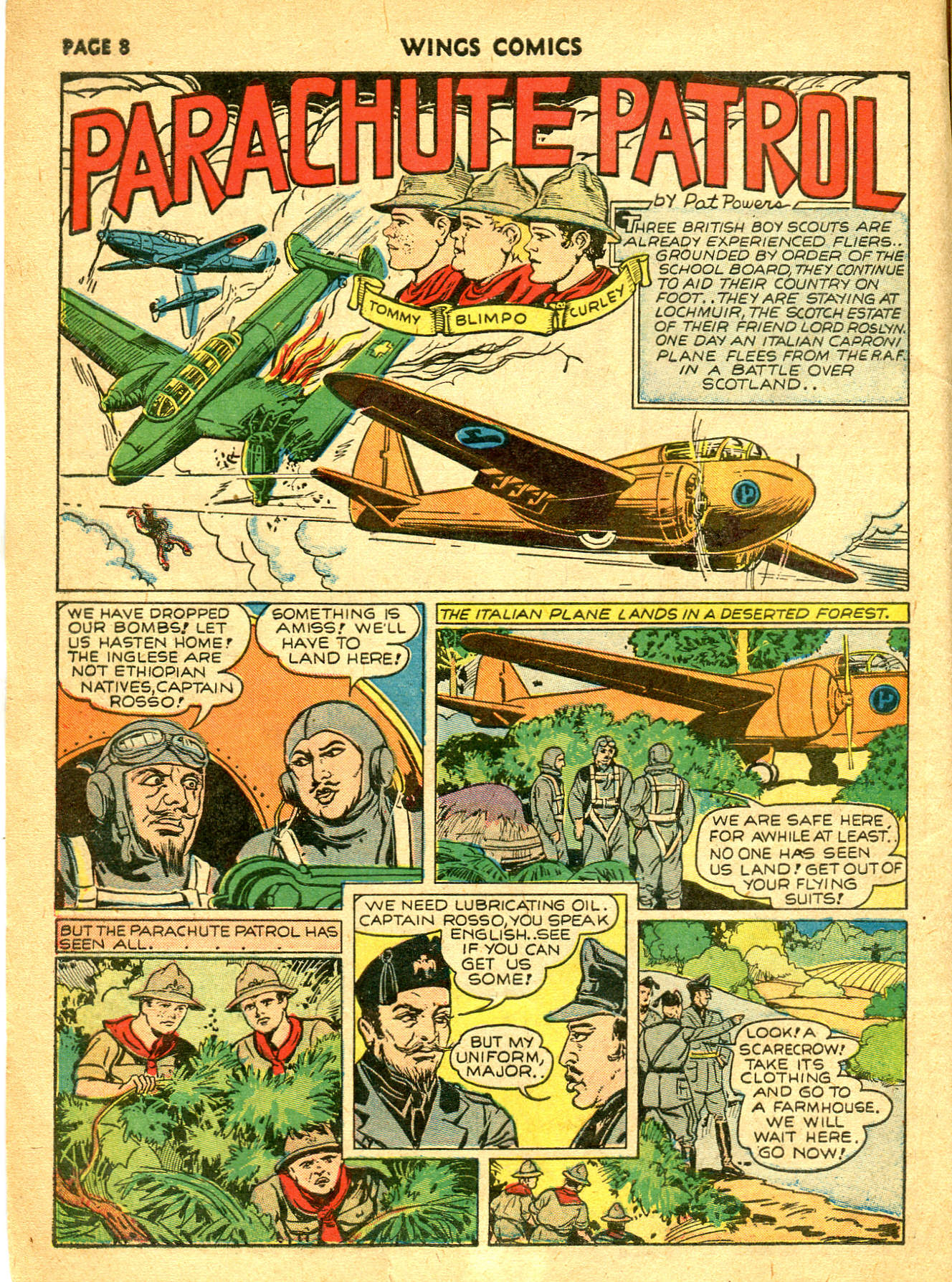 Read online Wings Comics comic -  Issue #7 - 10