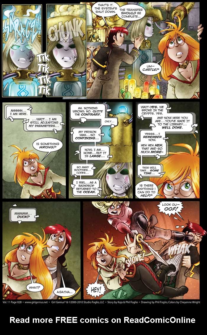 Read online Girl Genius (2002) comic -  Issue #11 - 29
