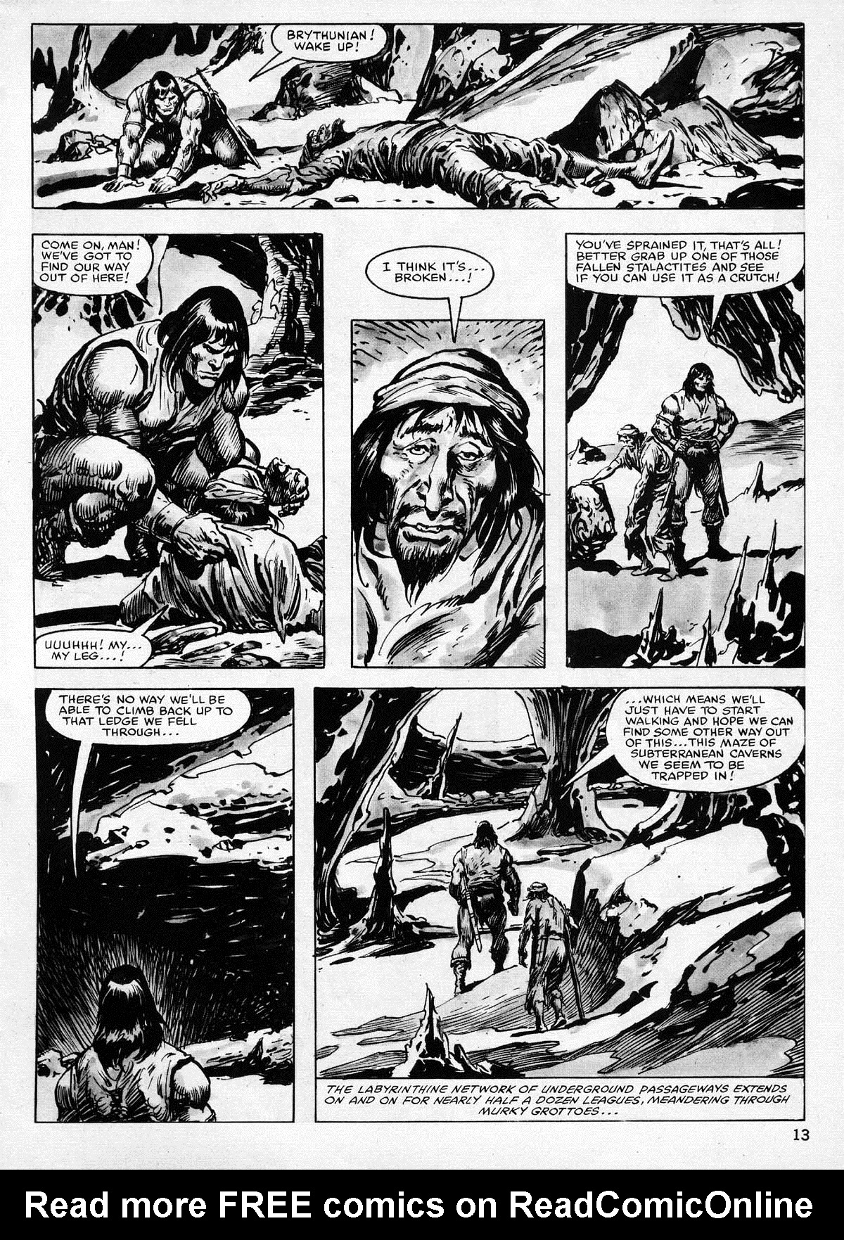 Read online The Savage Sword Of Conan comic -  Issue #77 - 13