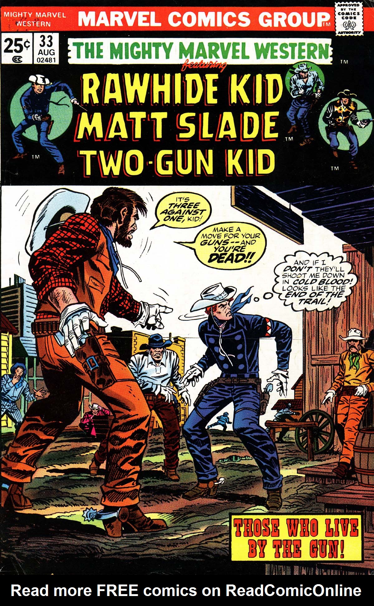 Read online The Mighty Marvel Western comic -  Issue #33 - 1